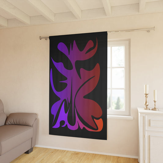 Abstract Gradient Window Curtains – Modern Home Decor, Stylish Privacy Panel