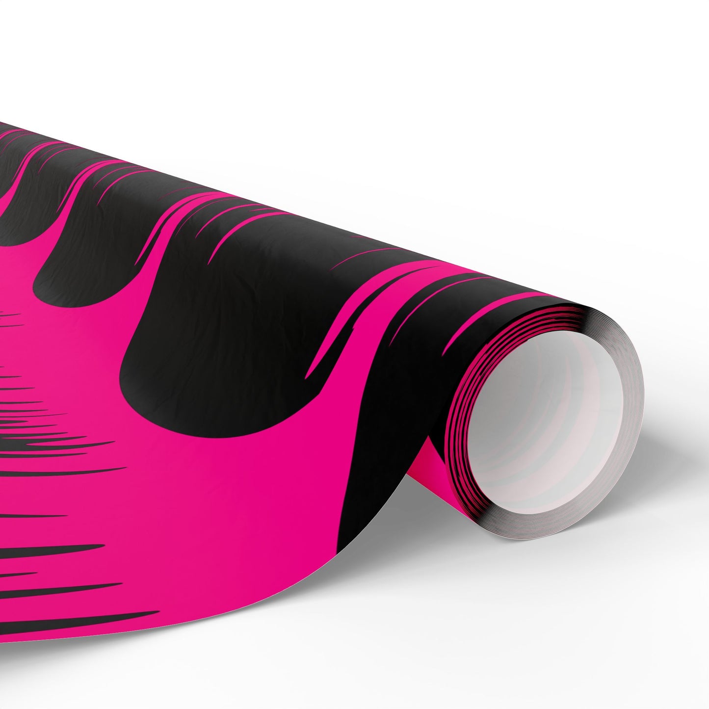 Vibrant Halloween Wrapping Paper, Artistic Gift Wrap, Unique Wrap for Parties, Purple and Black Design, Fun Holiday Decoration