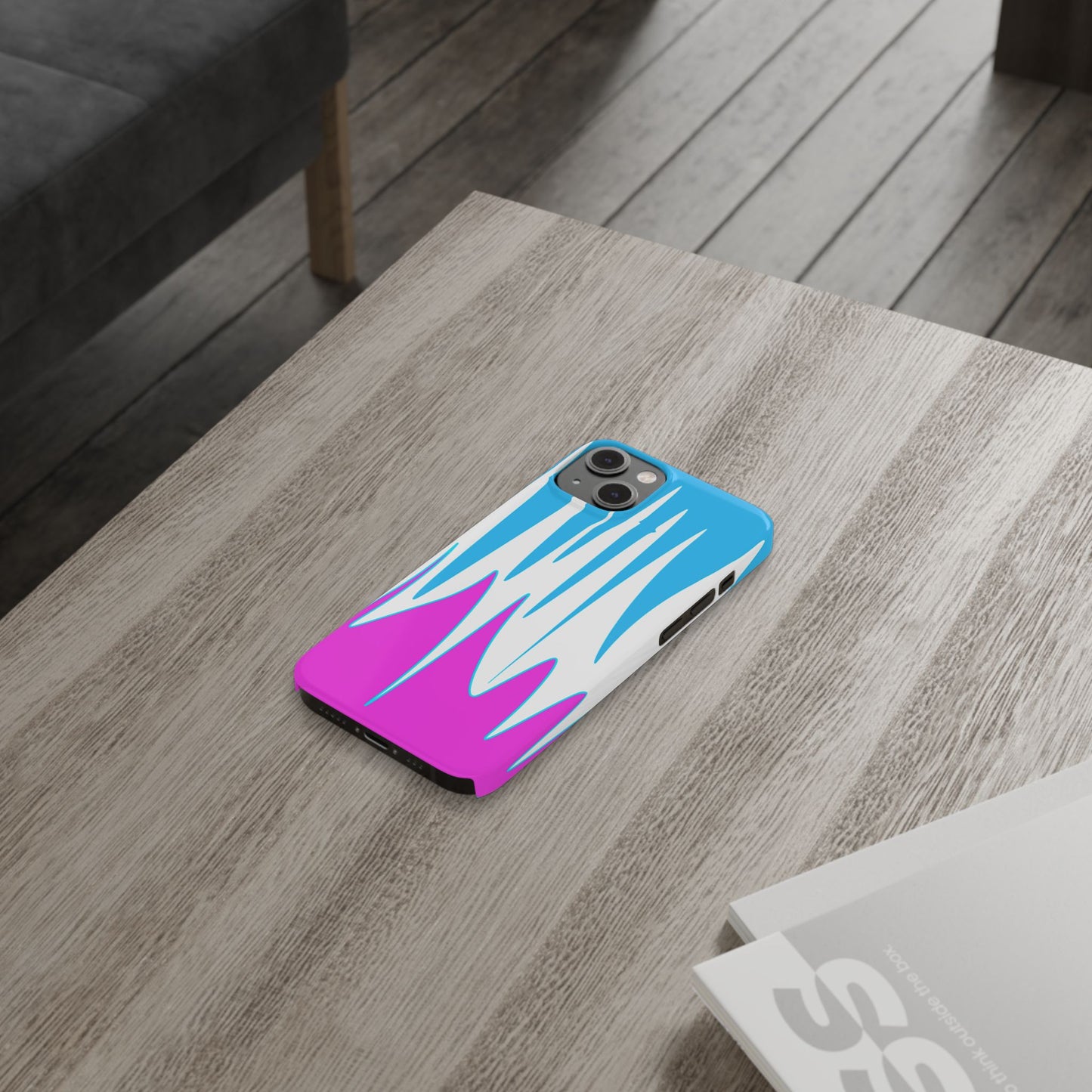 Vibrant Abstract Phone Case - Slim Fit, Phone Accessories, Custom Smartphone Case, Trendy iPhone Cover, Stylish Gift for Tech Lovers