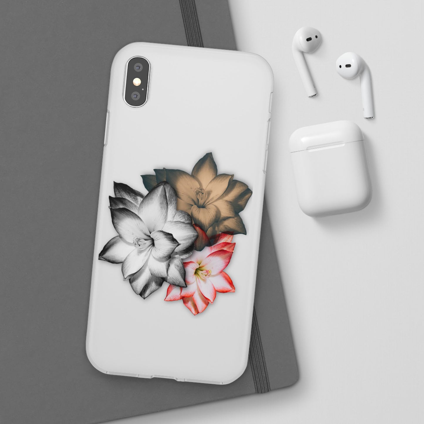 Elegant Floral Flexi Case - Stylish Phone Protection with Petal Design