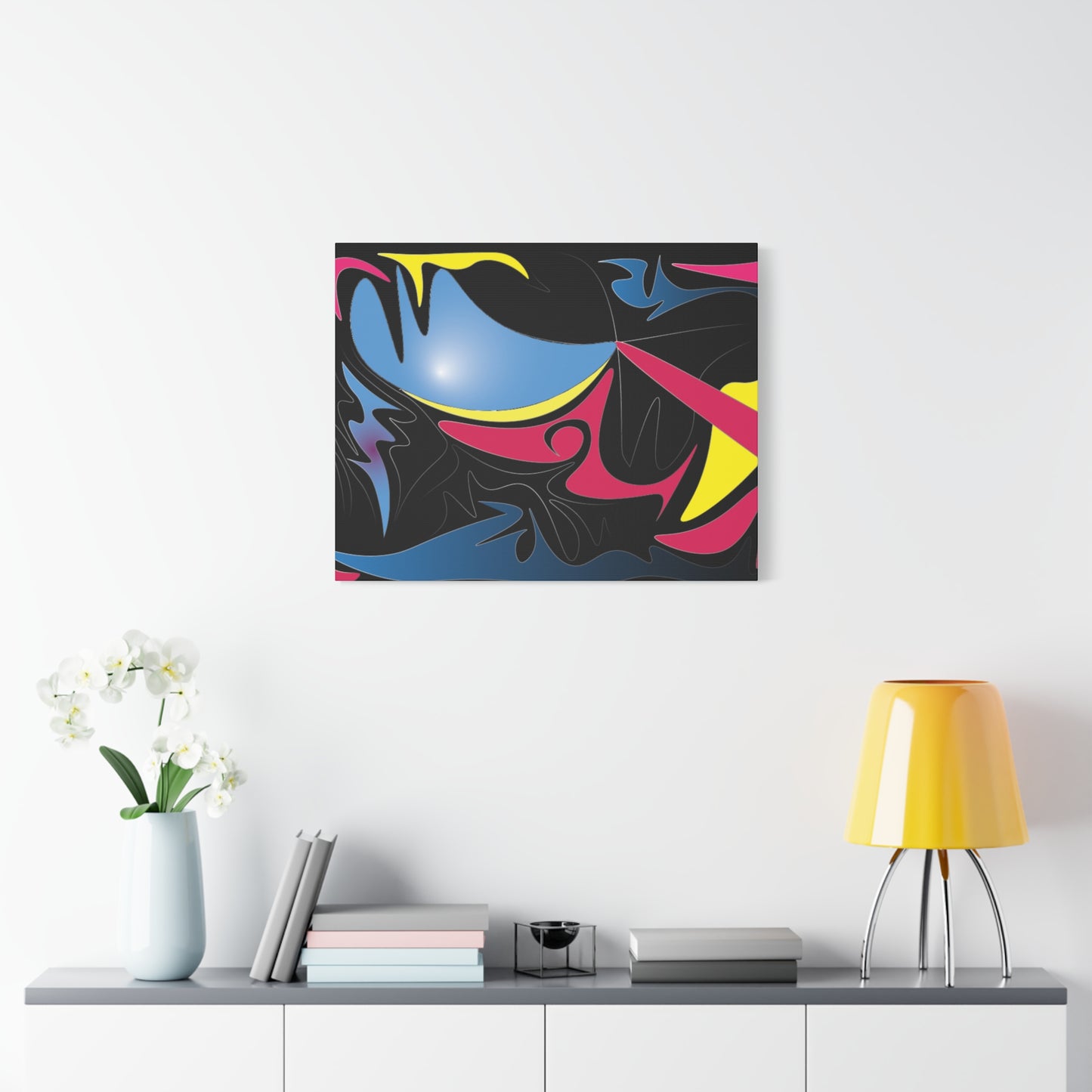 Abstract Art Canvas Print - Vibrant Modern Decor for Home