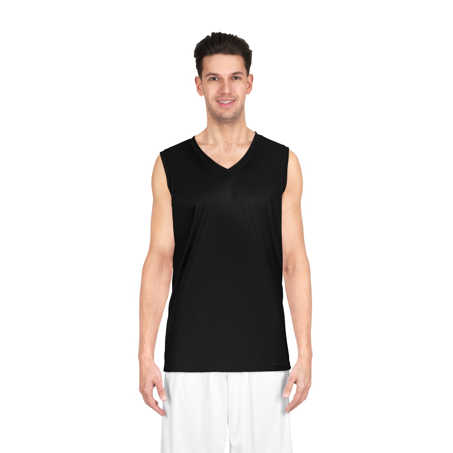Stylish Basketball Jersey with Abstract Drip Design