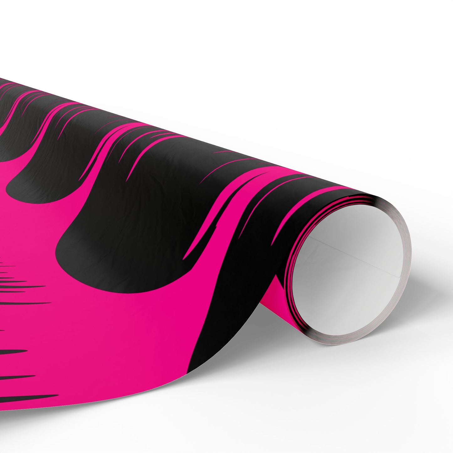 Vibrant Halloween Wrapping Paper, Artistic Gift Wrap, Unique Wrap for Parties, Purple and Black Design, Fun Holiday Decoration