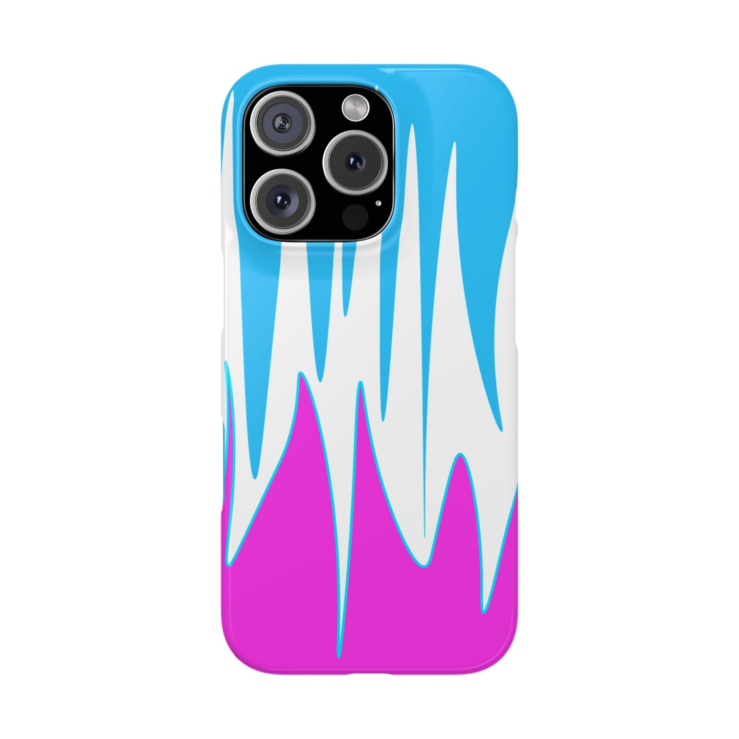Vibrant Abstract Phone Case - Slim Fit, Phone Accessories, Custom Smartphone Case, Trendy iPhone Cover, Stylish Gift for Tech Lovers