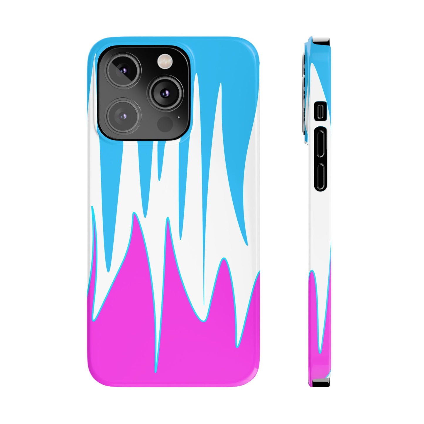 Vibrant Abstract Phone Case - Slim Fit, Phone Accessories, Custom Smartphone Case, Trendy iPhone Cover, Stylish Gift for Tech Lovers