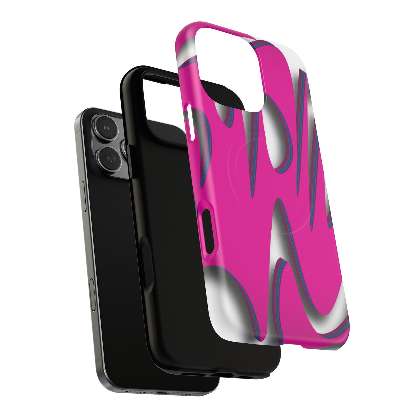 Bold Tough Magnetic Phone Case | Vibrant Pink Design