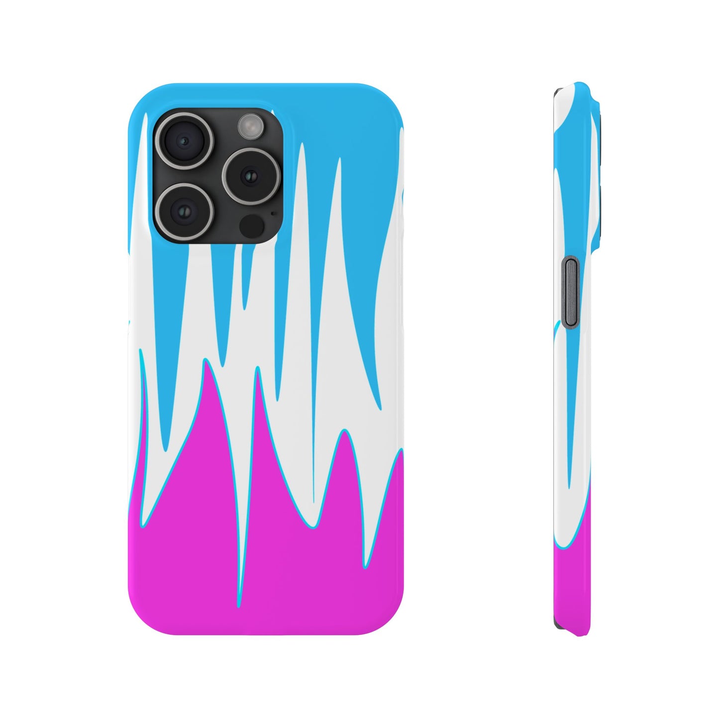 Vibrant Abstract Phone Case - Slim Fit, Phone Accessories, Custom Smartphone Case, Trendy iPhone Cover, Stylish Gift for Tech Lovers
