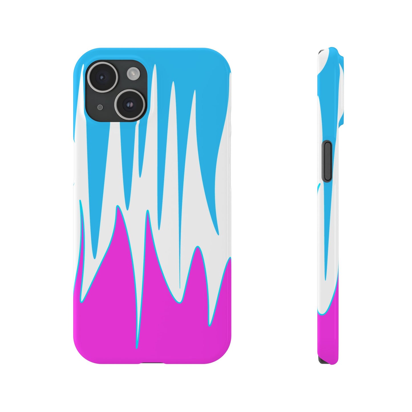 Vibrant Abstract Phone Case - Slim Fit, Phone Accessories, Custom Smartphone Case, Trendy iPhone Cover, Stylish Gift for Tech Lovers