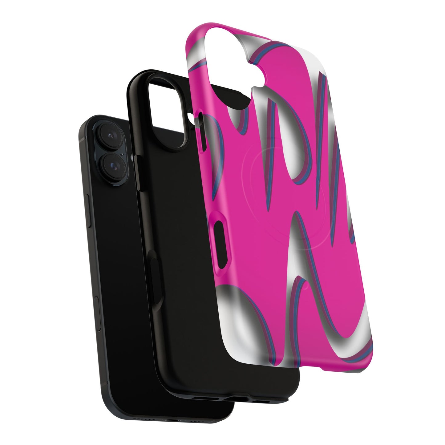 Bold Tough Magnetic Phone Case | Vibrant Pink Design