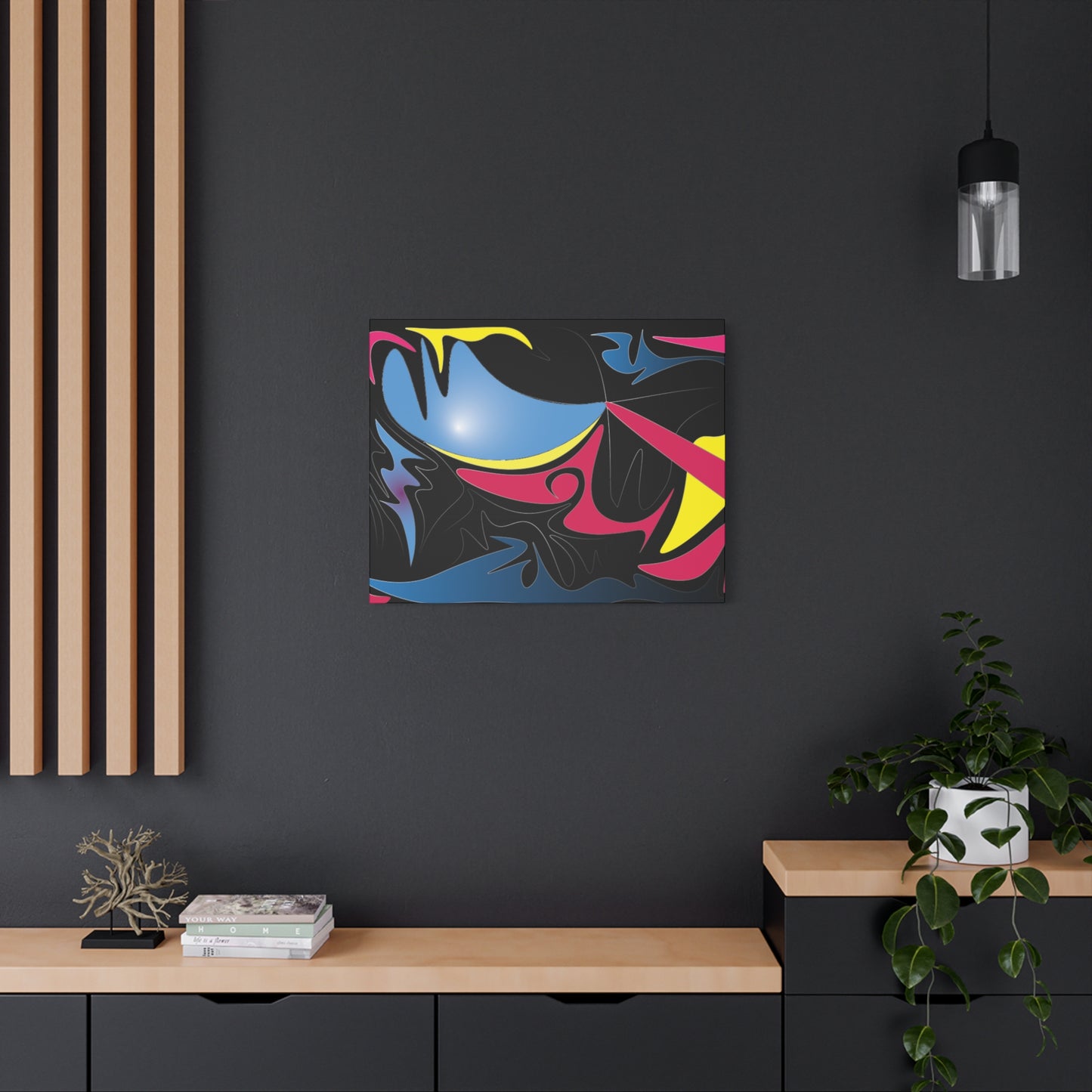 Abstract Art Canvas Print - Vibrant Modern Decor for Home