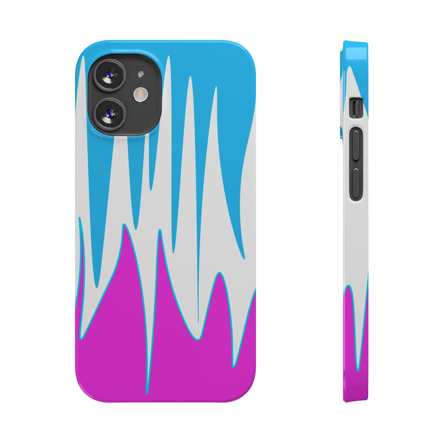 Vibrant Abstract Phone Case - Slim Fit, Phone Accessories, Custom Smartphone Case, Trendy iPhone Cover, Stylish Gift for Tech Lovers