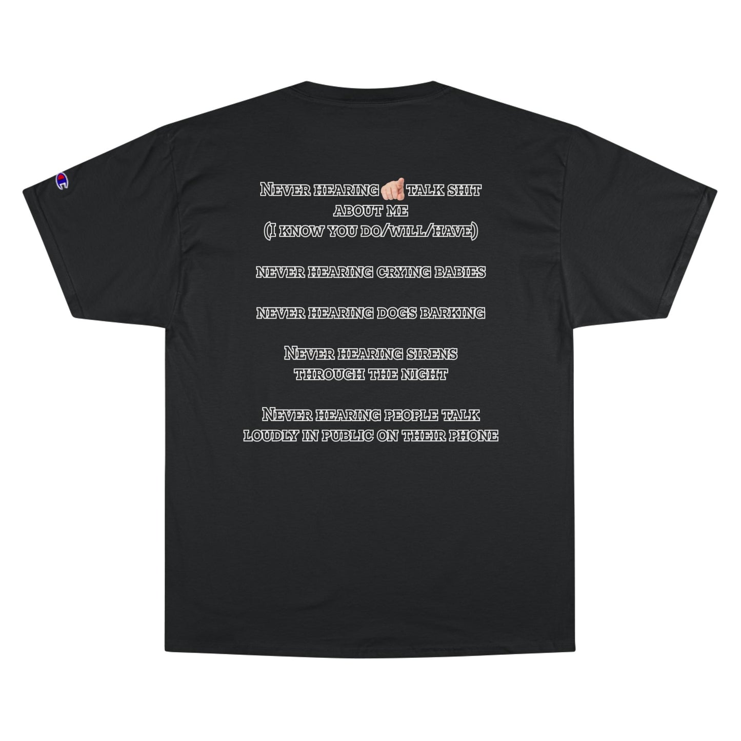 Perks of Being Deaf Champion T-Shirt, Funny Deaf Apparel, Deaf Awareness Shirt, Unique Gift for the Deaf Community, Comfortable Everyday Tee