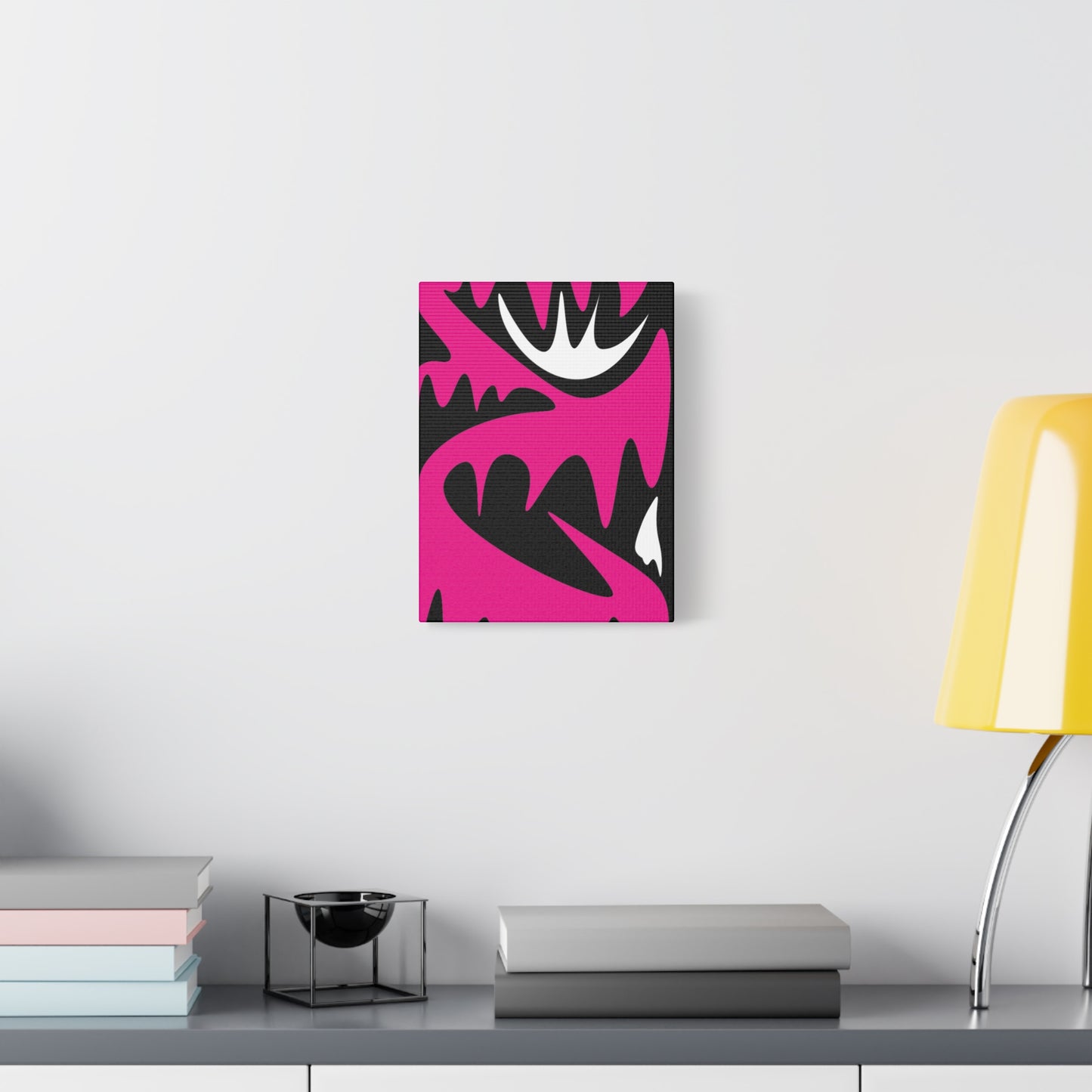 Vibrant Abstract Matte Canvas Wall Art - 1.25" Stretched Canvas