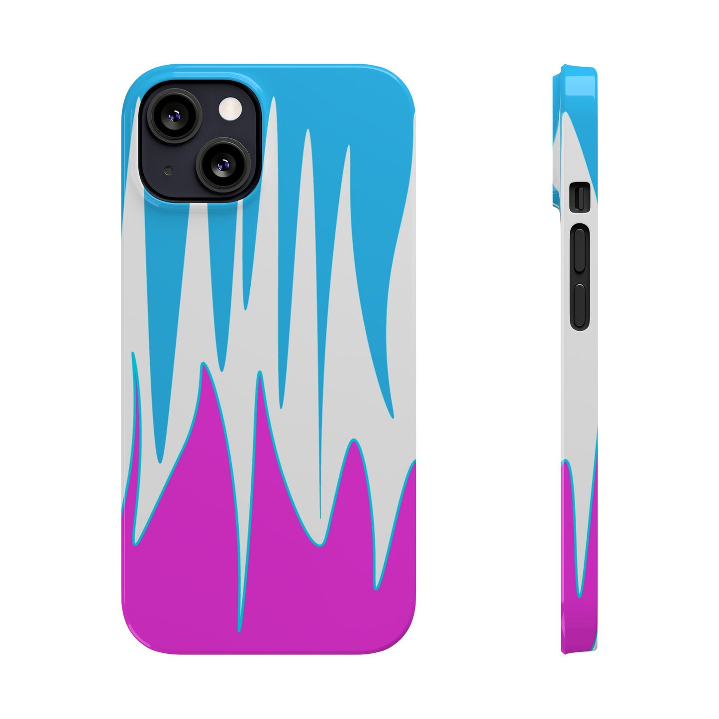 Vibrant Abstract Phone Case - Slim Fit, Phone Accessories, Custom Smartphone Case, Trendy iPhone Cover, Stylish Gift for Tech Lovers