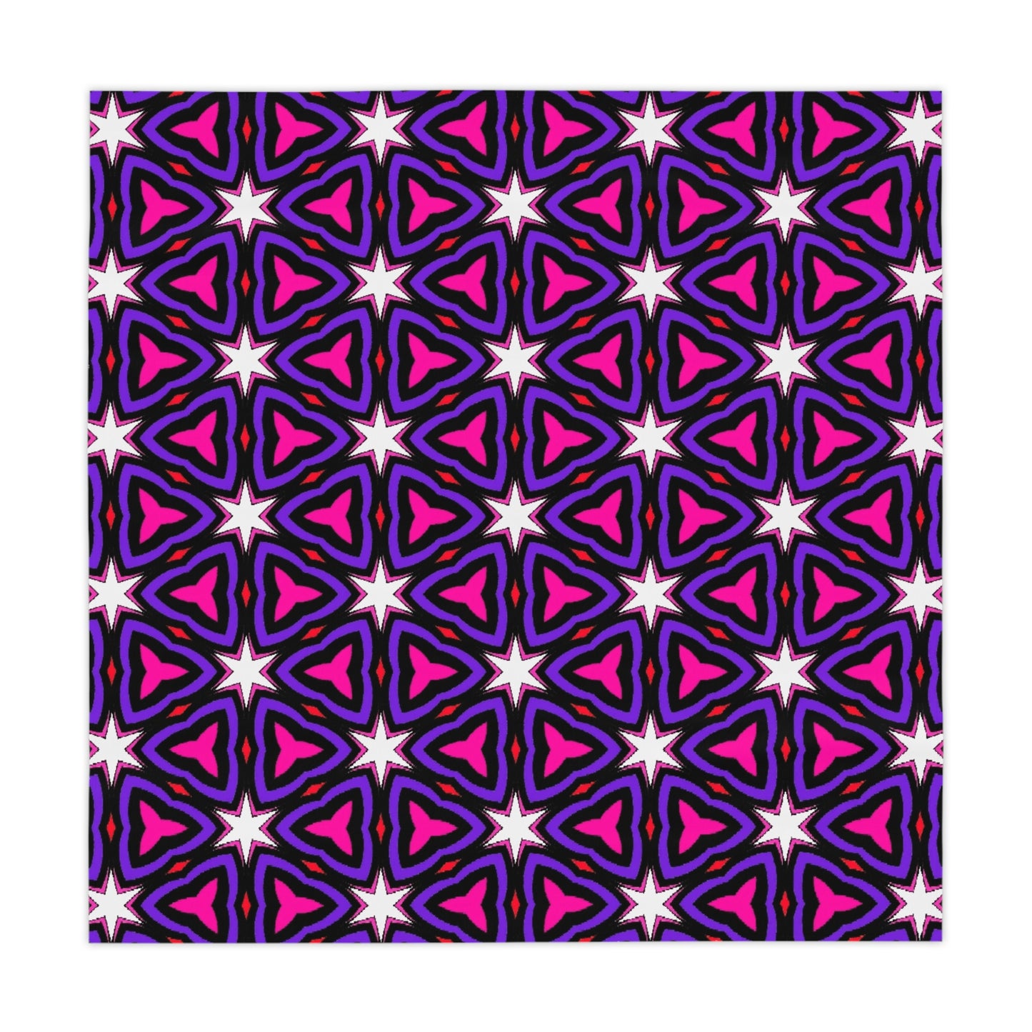 Vibrant Geometric Tablecloth for Parties and Gatherings