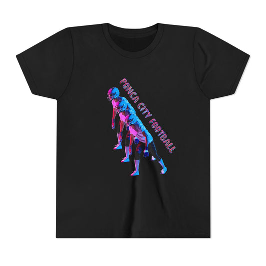 Ponca City Football Youth Short Sleeve Tee - Sporty and Stylish Team Apparel