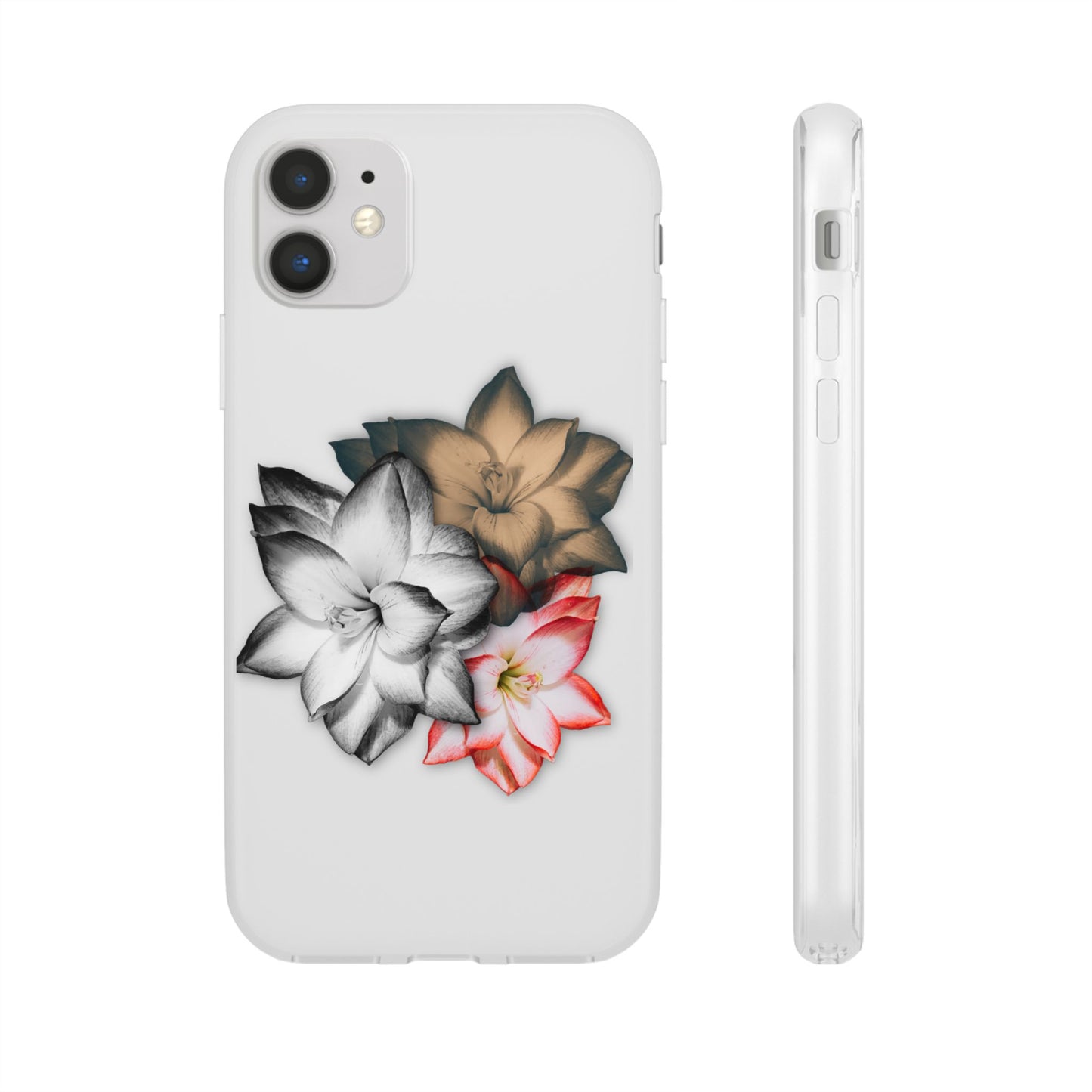 Elegant Floral Flexi Case - Stylish Phone Protection with Petal Design