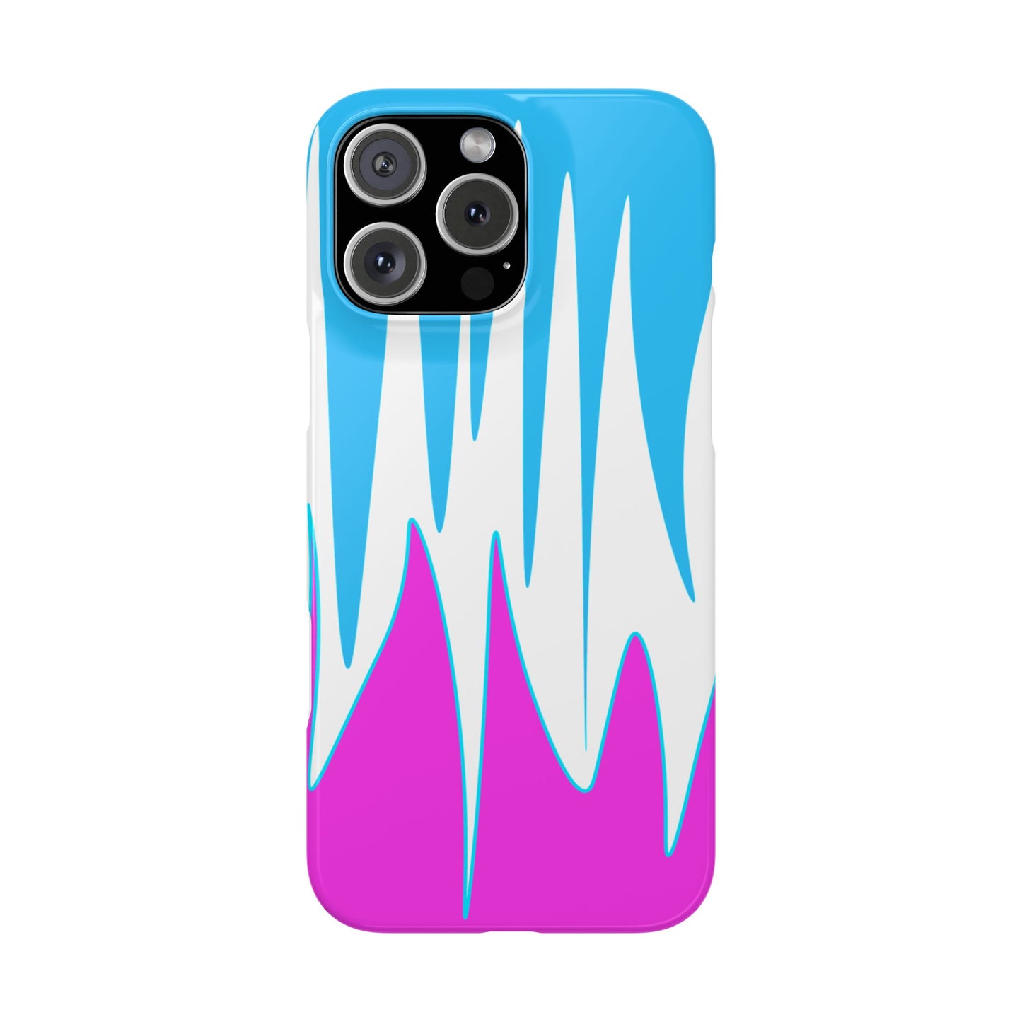 Vibrant Abstract Phone Case - Slim Fit, Phone Accessories, Custom Smartphone Case, Trendy iPhone Cover, Stylish Gift for Tech Lovers