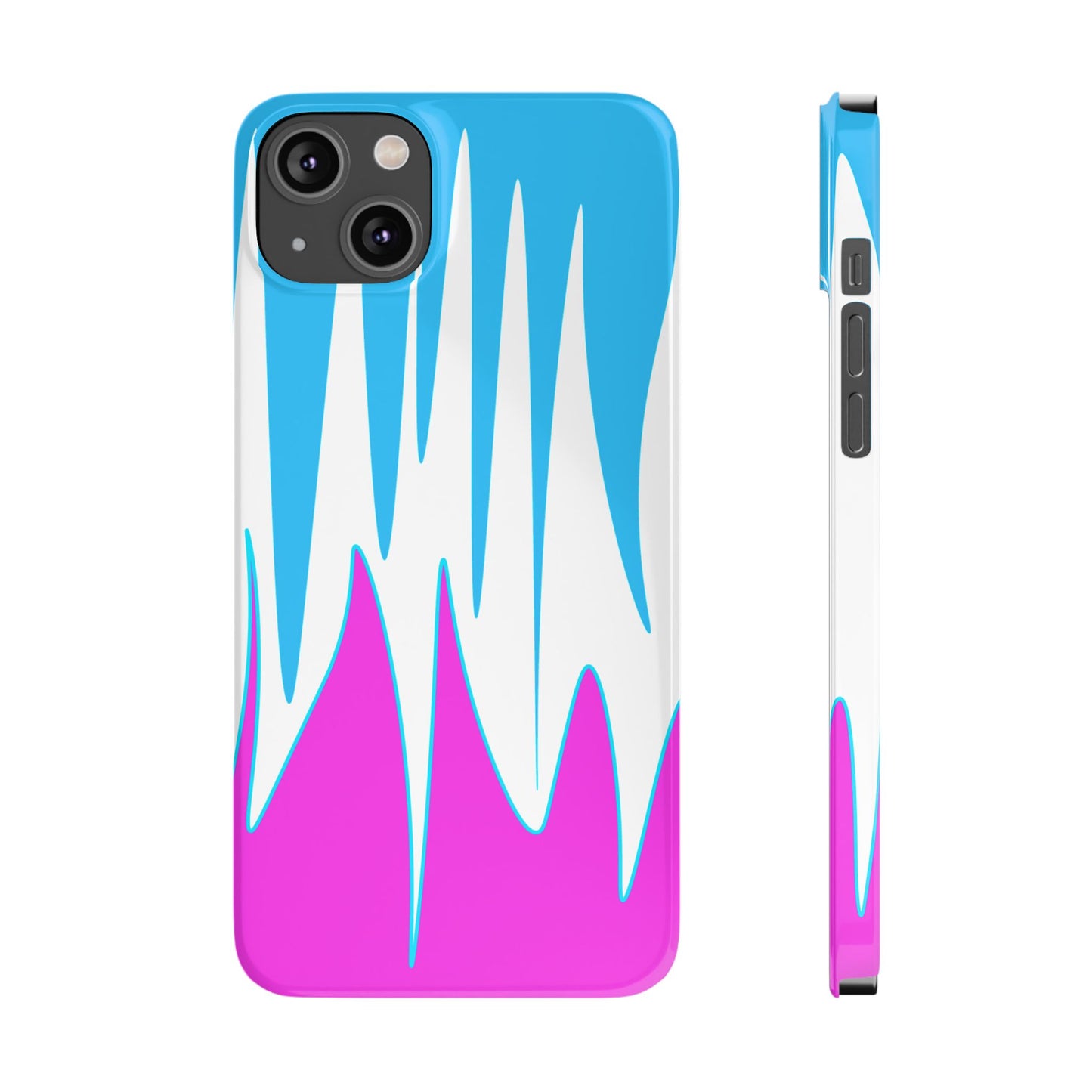 Vibrant Abstract Phone Case - Slim Fit, Phone Accessories, Custom Smartphone Case, Trendy iPhone Cover, Stylish Gift for Tech Lovers