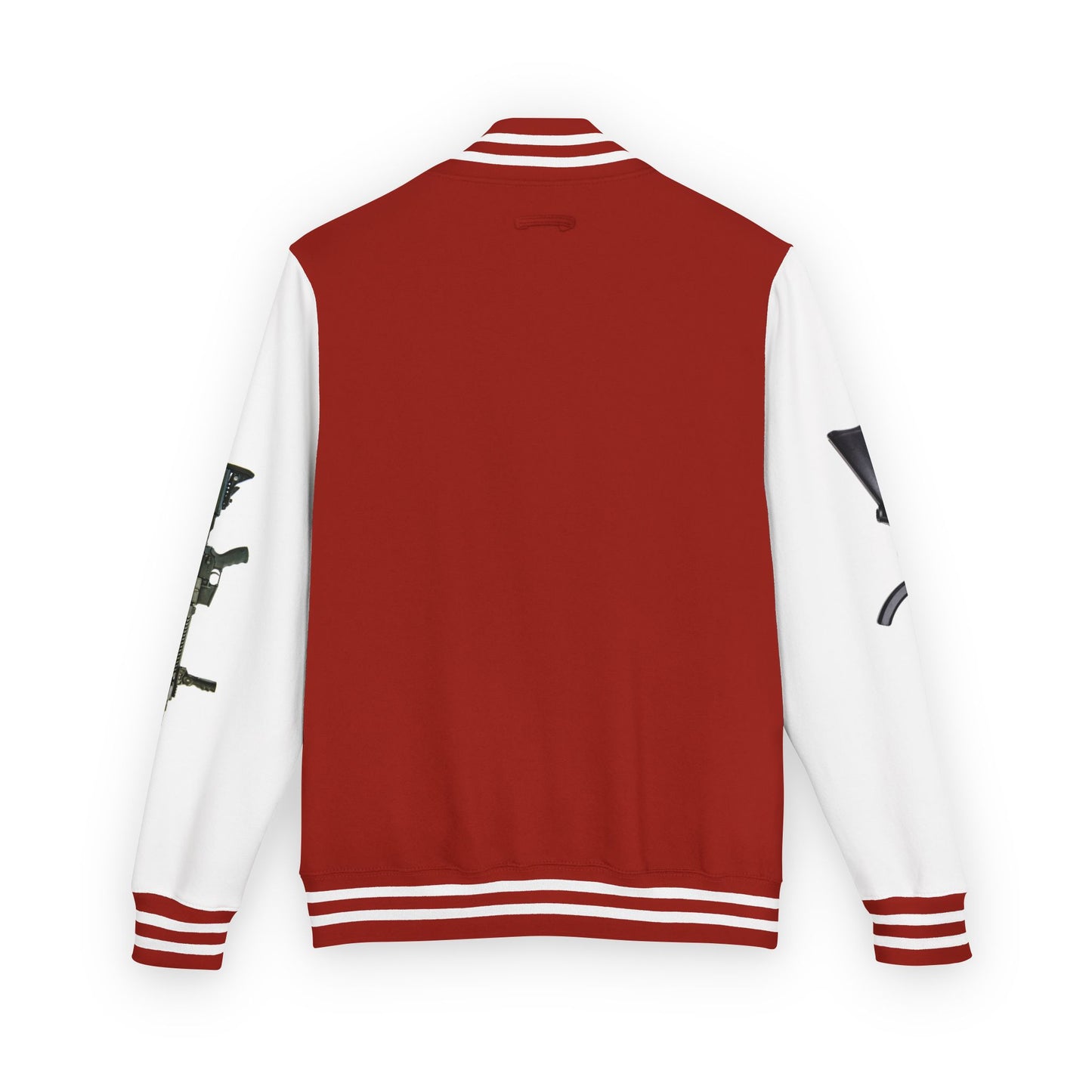 Unisex Heavyweight Letterman Jacket with Visionary Graphic, Casual Fashion, Trendy Outerwear, Unique Gift, Streetwear Style