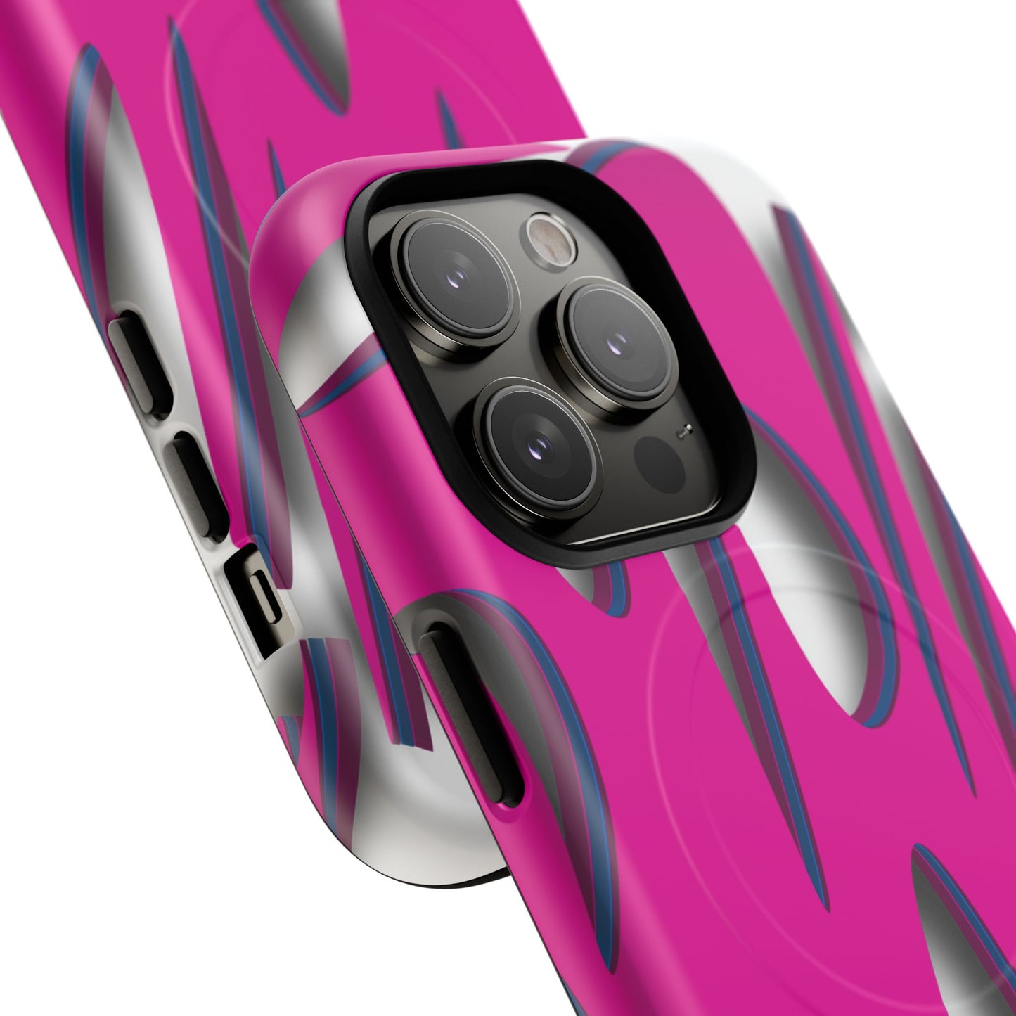 Bold Tough Magnetic Phone Case | Vibrant Pink Design