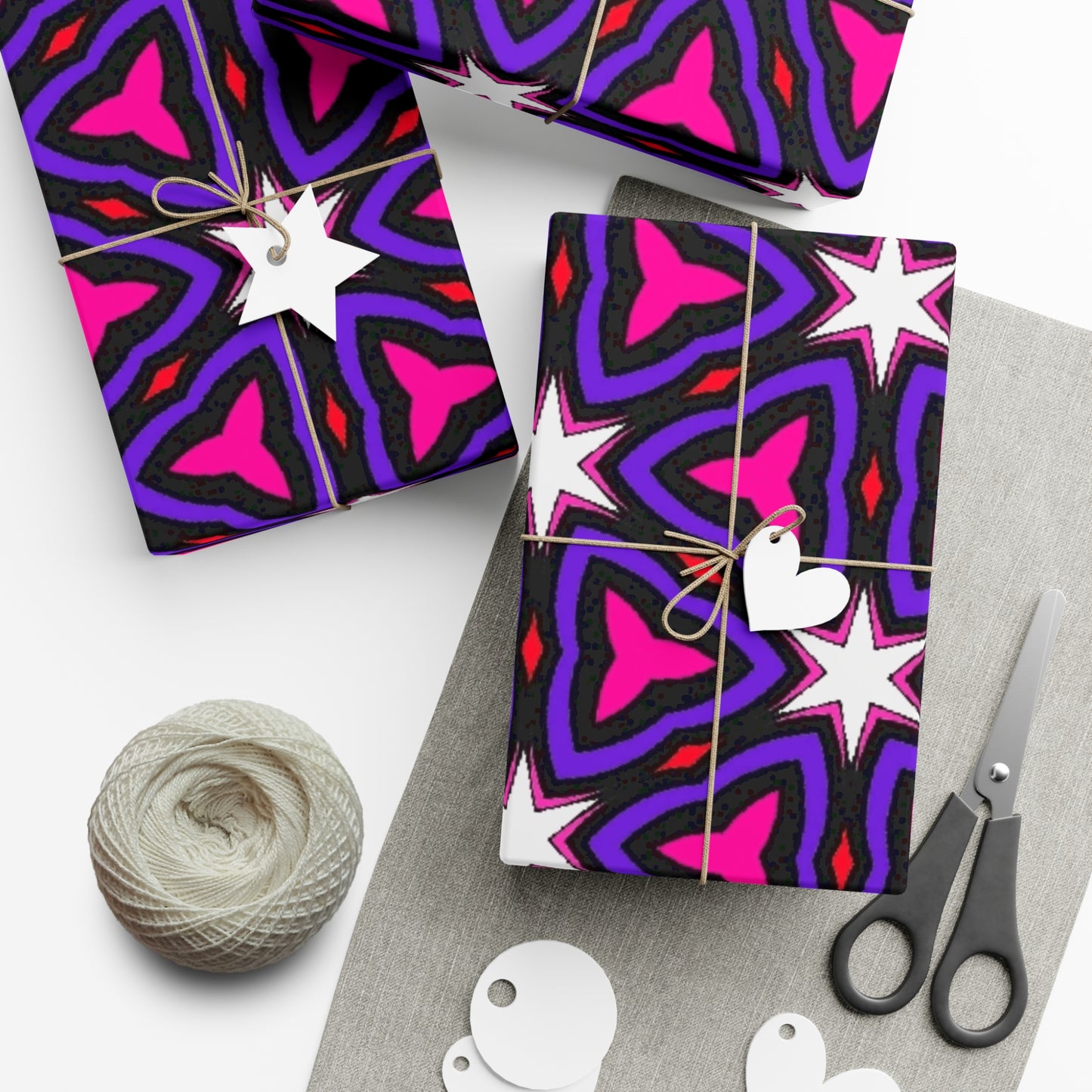 Vibrant Gift Wrap Papers – Colorful Geometric Design for All Occasions