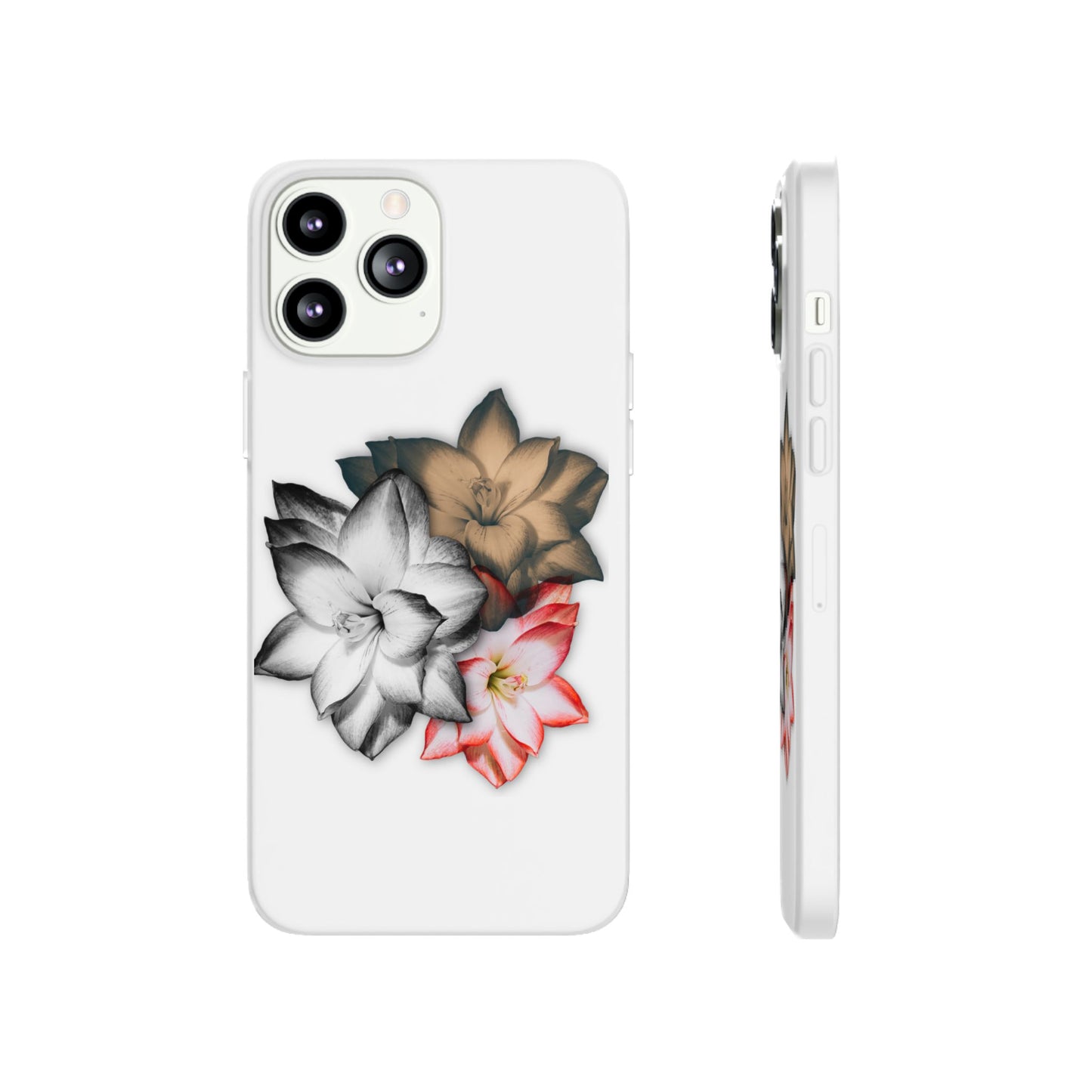 Elegant Floral Flexi Case - Stylish Phone Protection with Petal Design