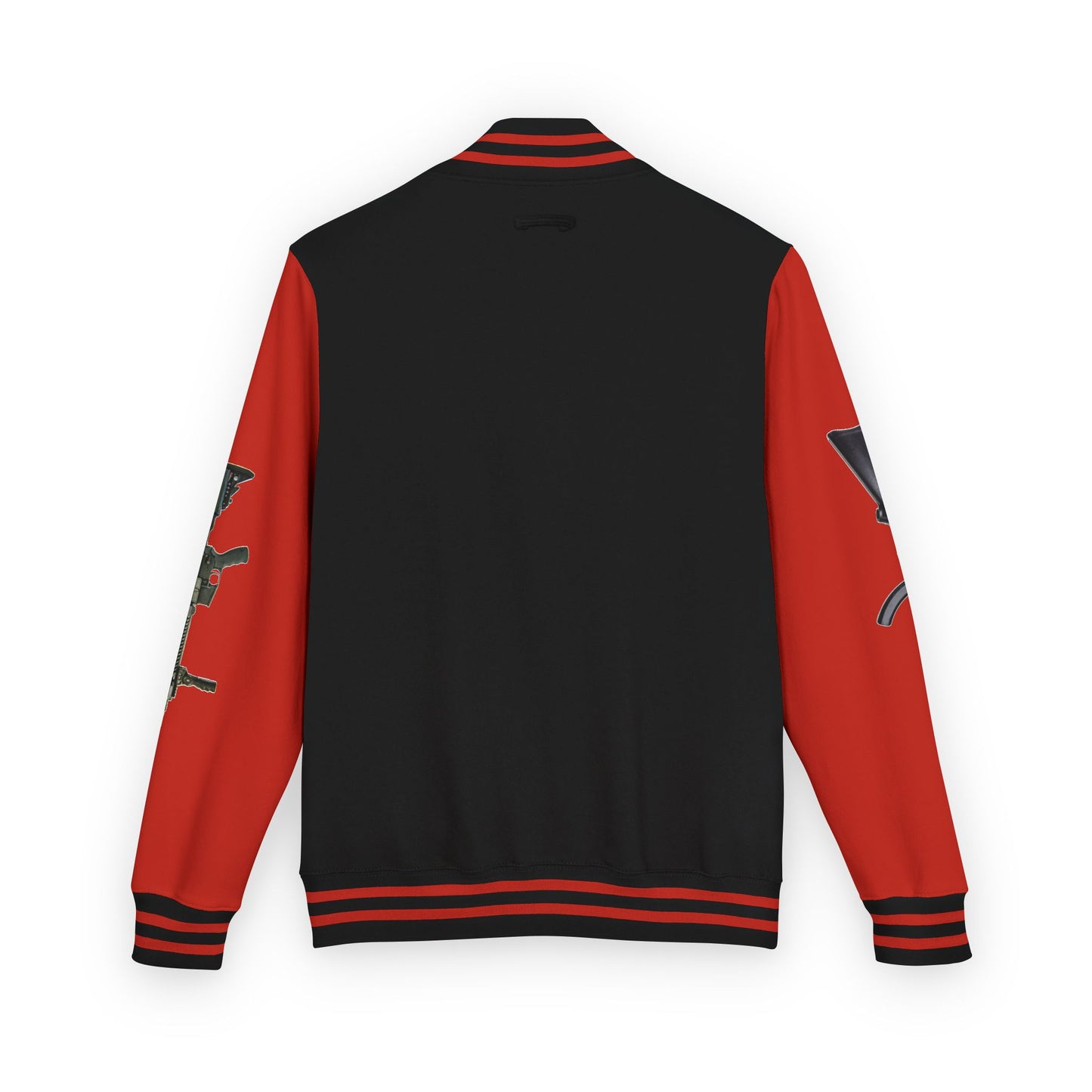 Unisex Heavyweight Letterman Jacket with Visionary Graphic, Casual Fashion, Trendy Outerwear, Unique Gift, Streetwear Style