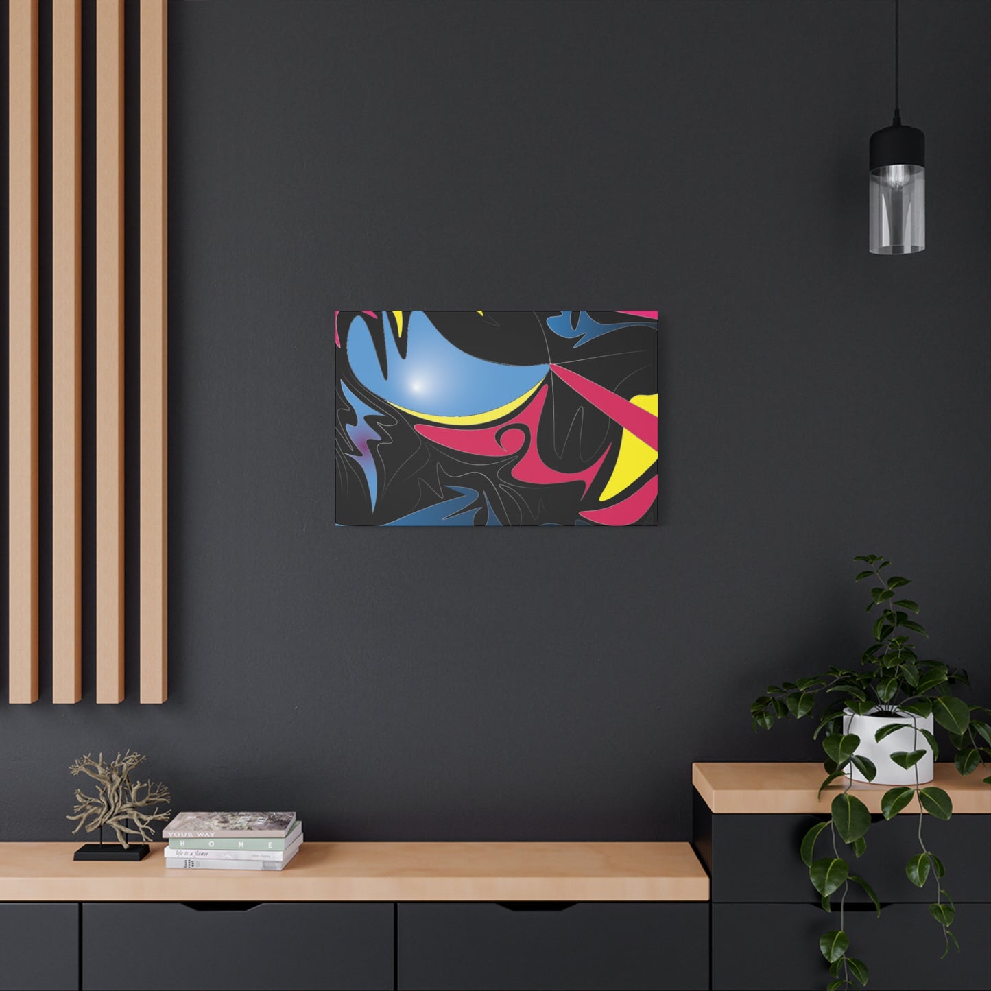 Abstract Art Canvas Print - Vibrant Modern Decor for Home