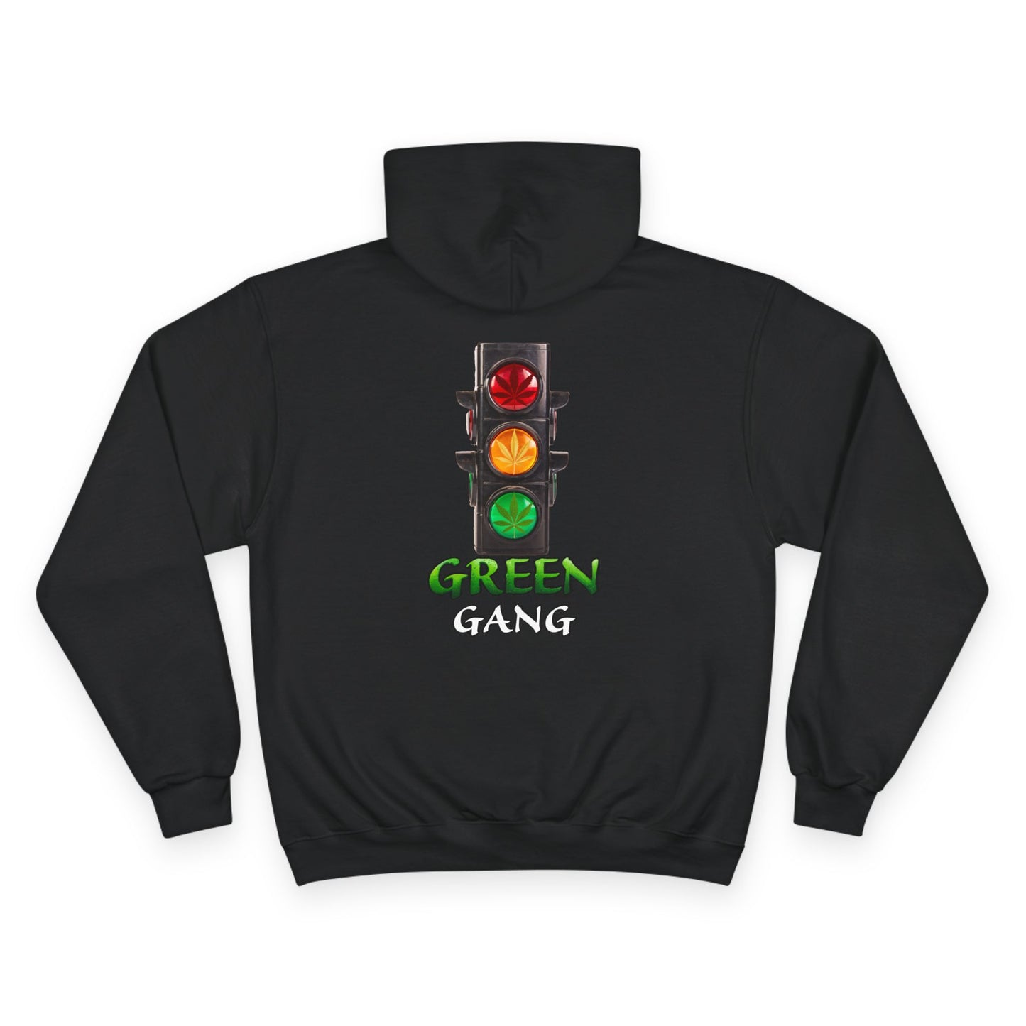 Lil Jay Champion Hoodie - Green Gang Streetwear, Urban Fashion, Gift for Music Lovers, Personalized Hoodie, Artistic Sweatshirt
