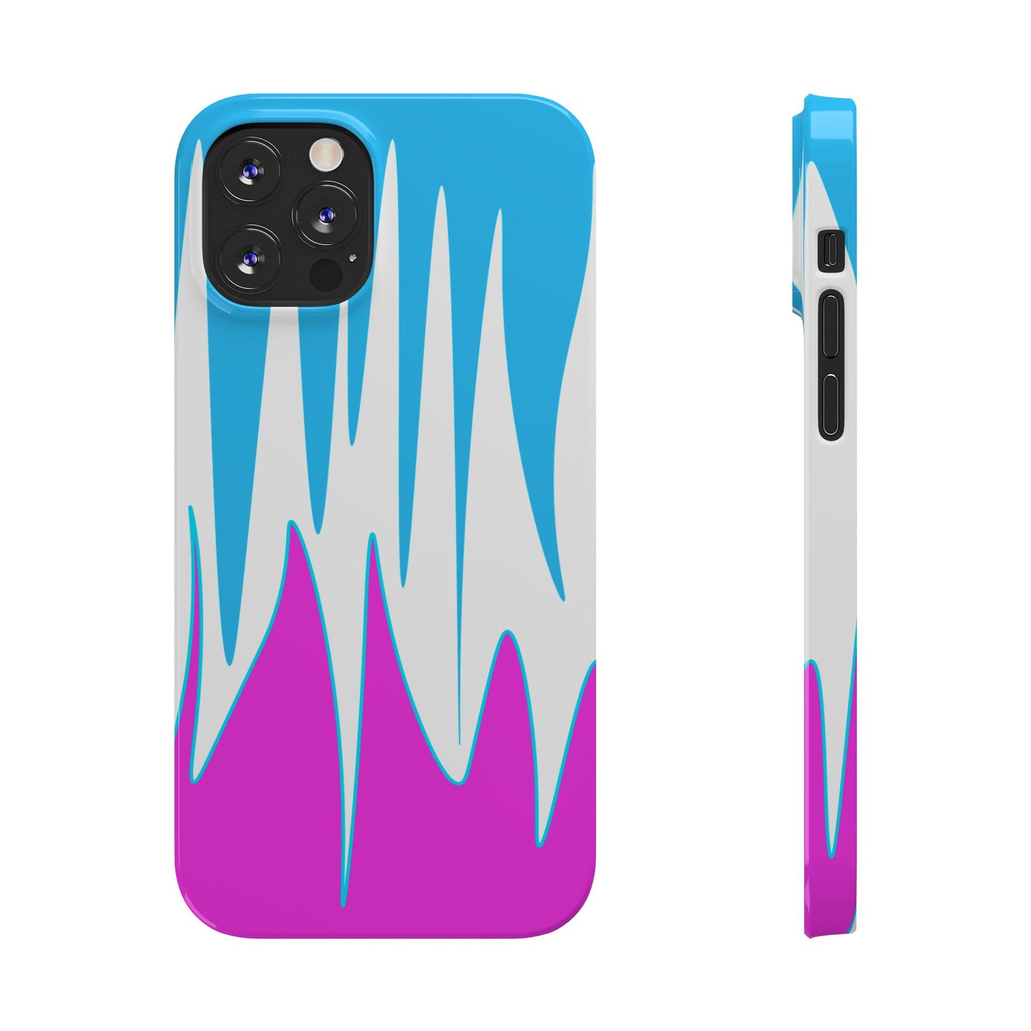 Vibrant Abstract Phone Case - Slim Fit, Phone Accessories, Custom Smartphone Case, Trendy iPhone Cover, Stylish Gift for Tech Lovers