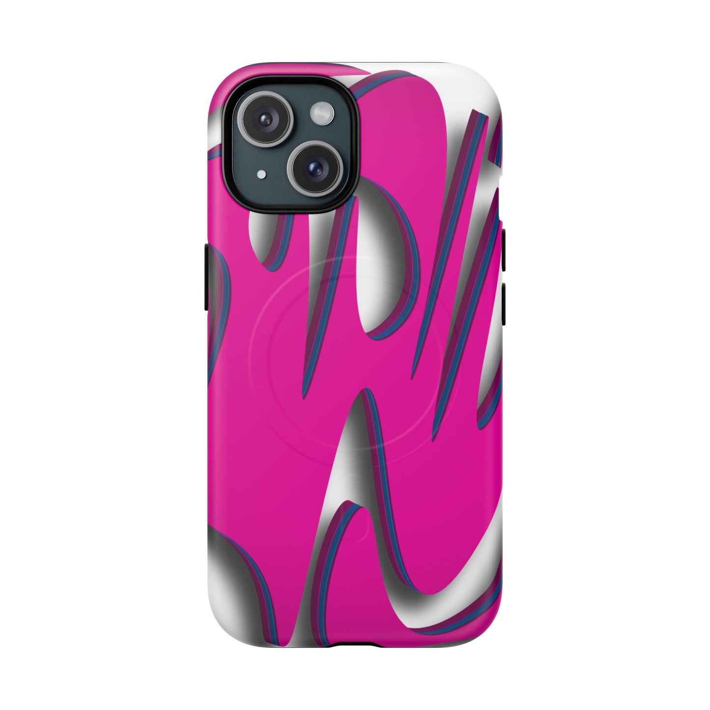 Bold Tough Magnetic Phone Case | Vibrant Pink Design