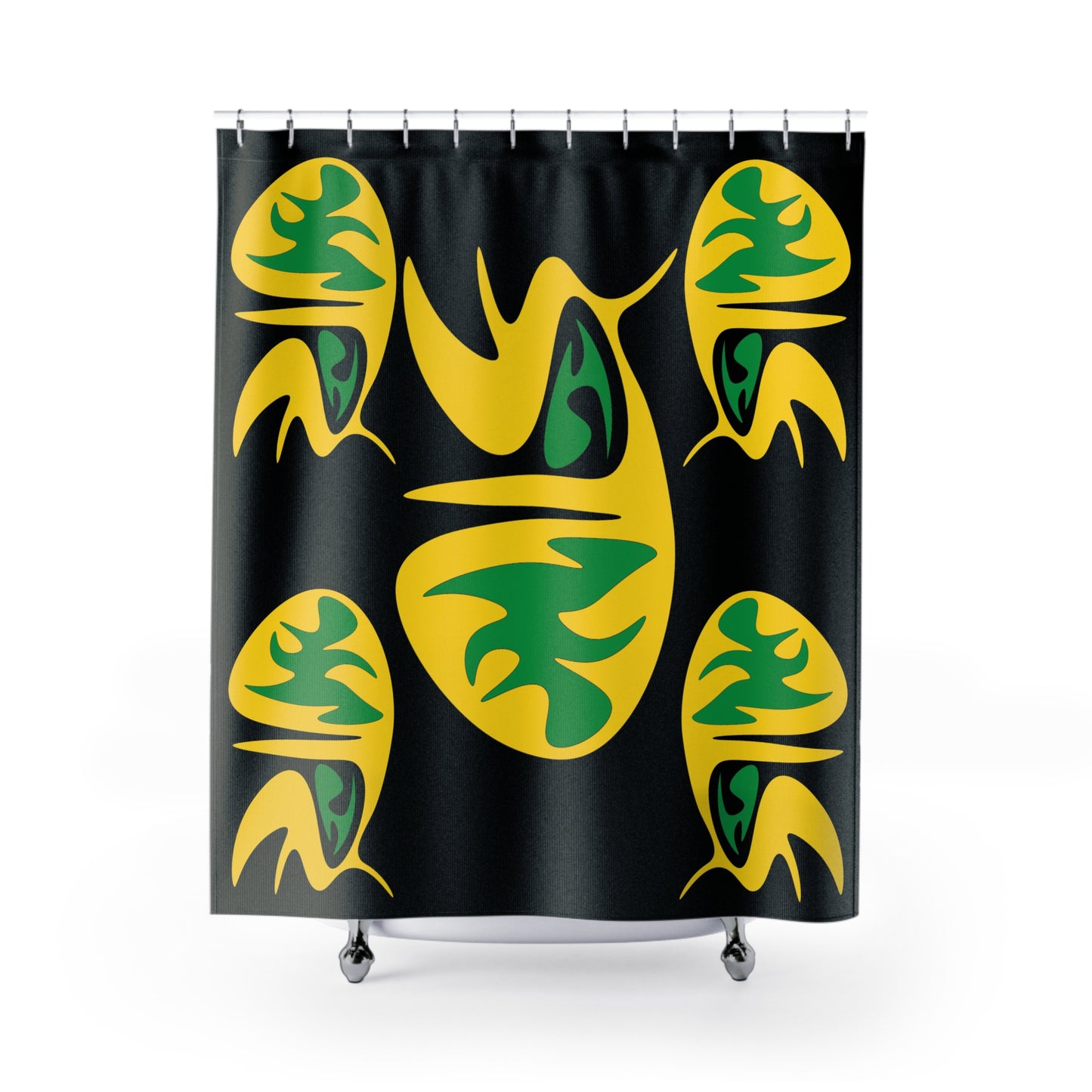 Unique Design Shower Curtain - Vibrant and Playful Bathroom Decor