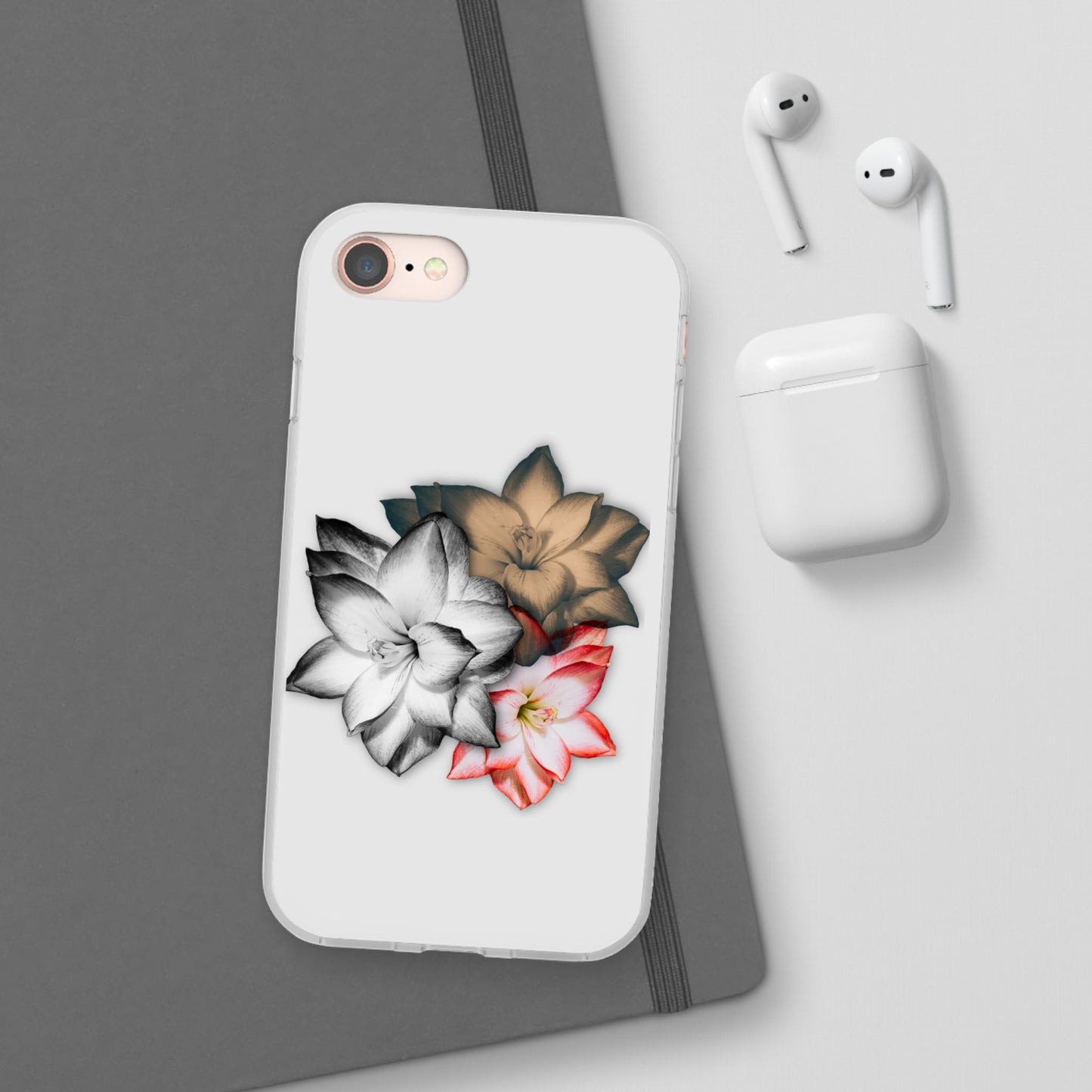 Elegant Floral Flexi Case - Stylish Phone Protection with Petal Design