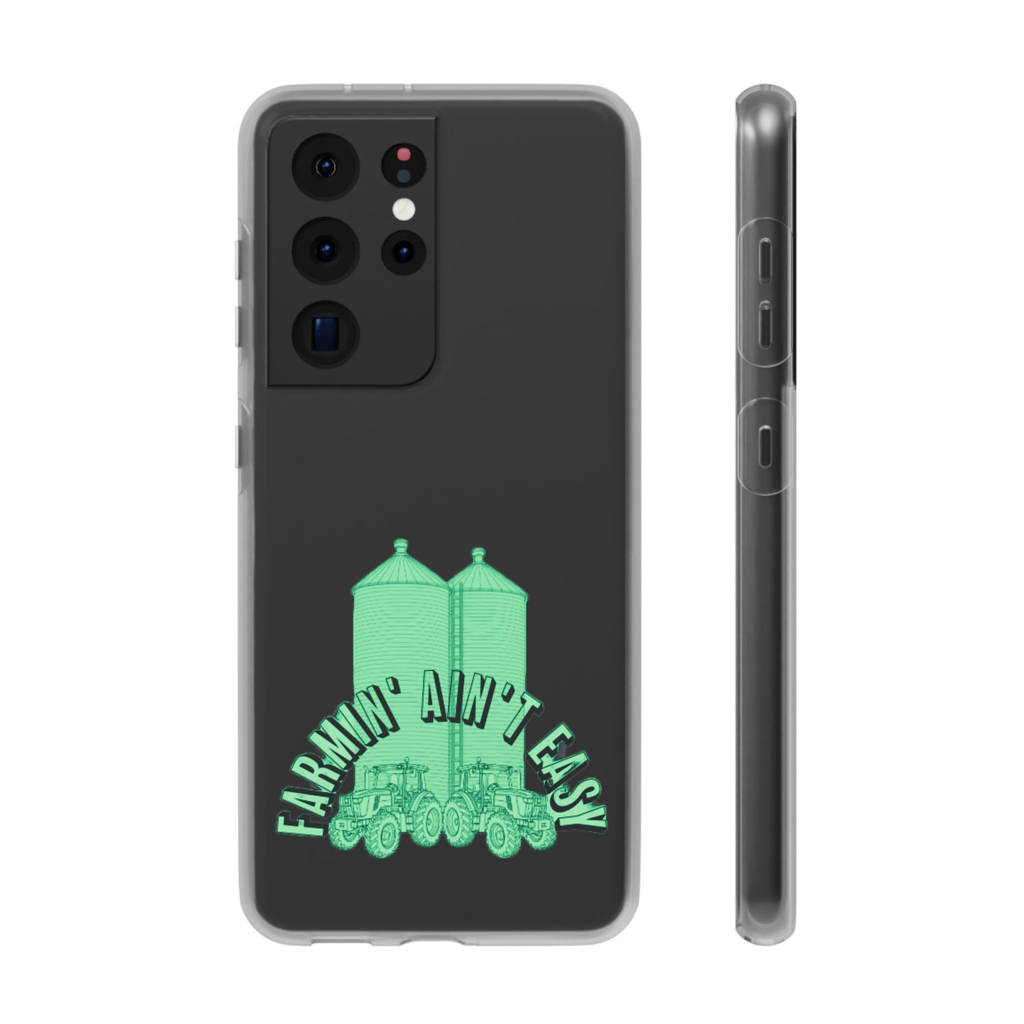 Farm Life Flexi Cases - "Farming Ain't Easy" Protective Phone Case