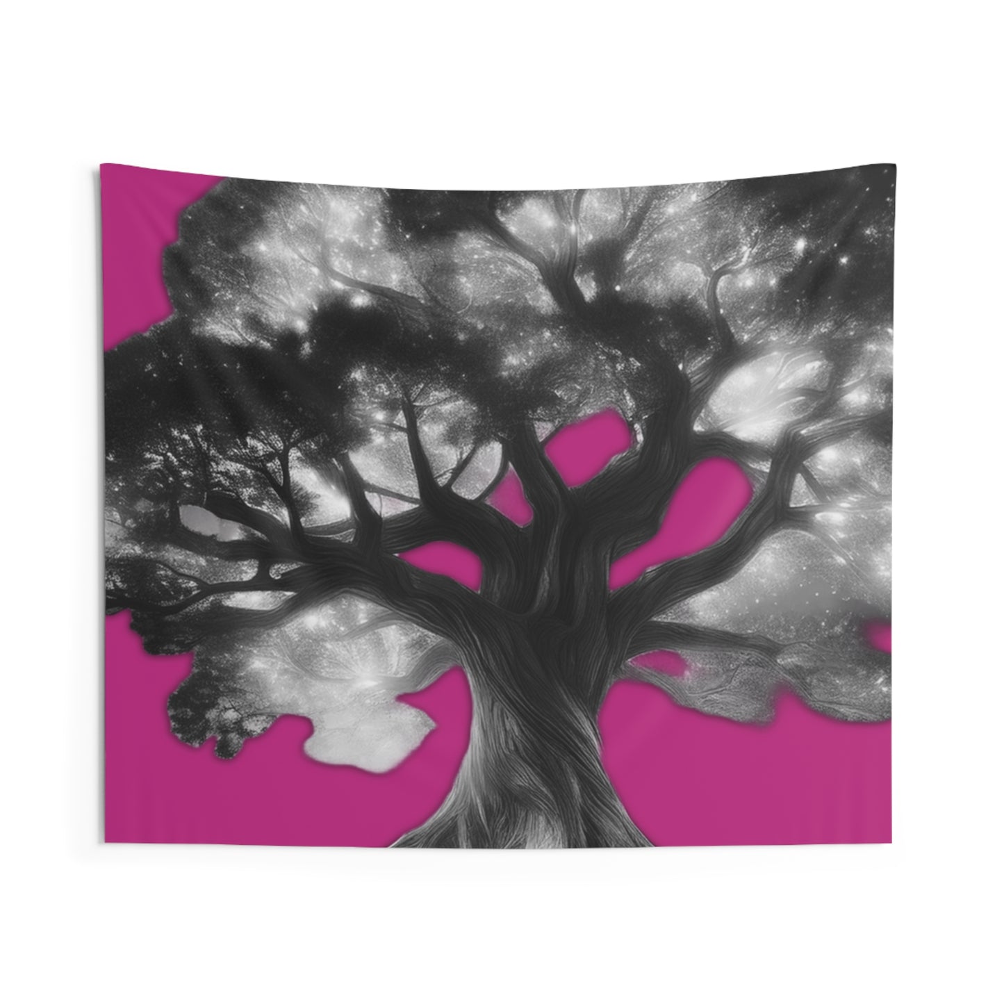 Celestial Tree Indoor Wall Tapestry - Vibrant Cosmic Decor for Home