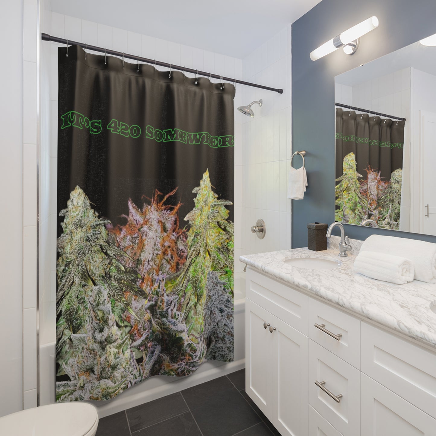 Shower Curtains - Cannabis Enthusiasts