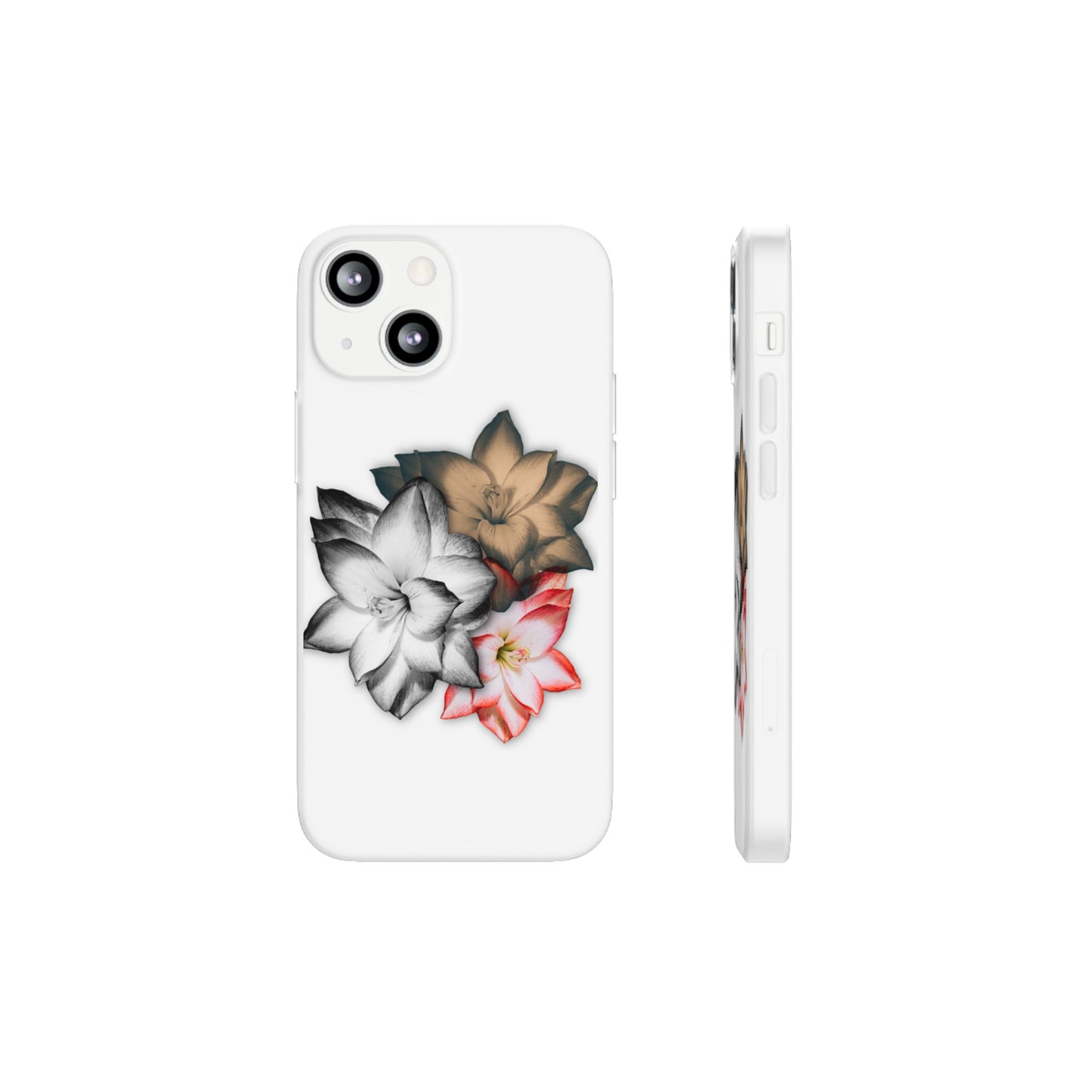 Elegant Floral Flexi Case - Stylish Phone Protection with Petal Design
