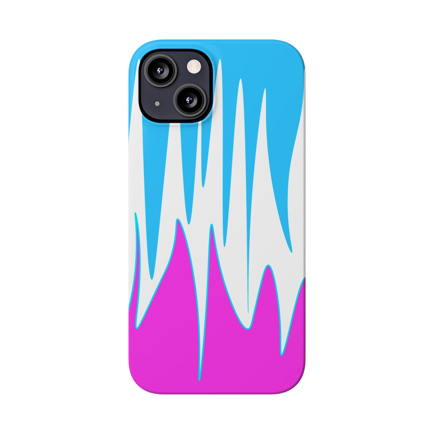 Vibrant Abstract Phone Case - Slim Fit, Phone Accessories, Custom Smartphone Case, Trendy iPhone Cover, Stylish Gift for Tech Lovers