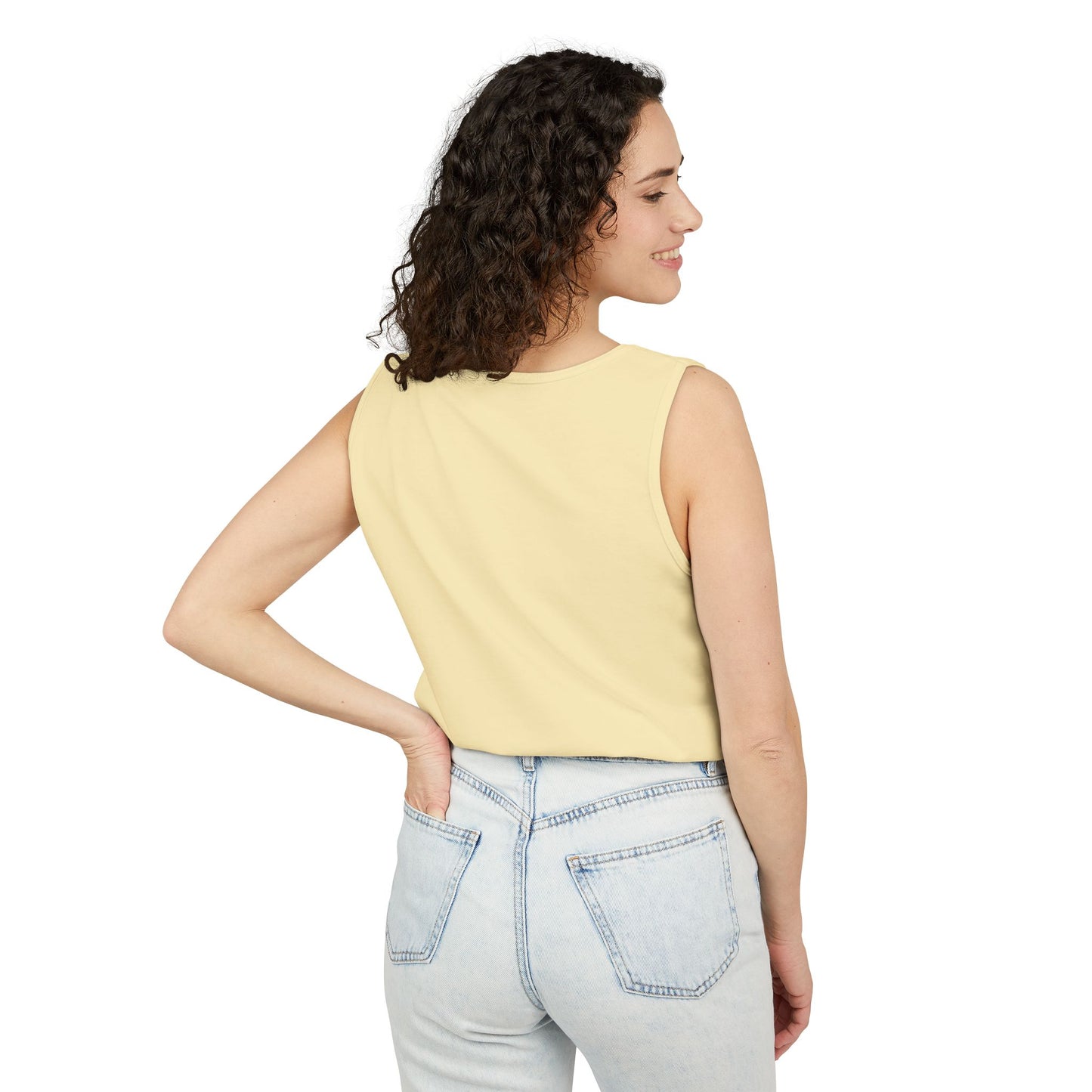 Emotional Art Unisex Garment-Dyed Tank Top | Summer Vibes & Casual Comfort