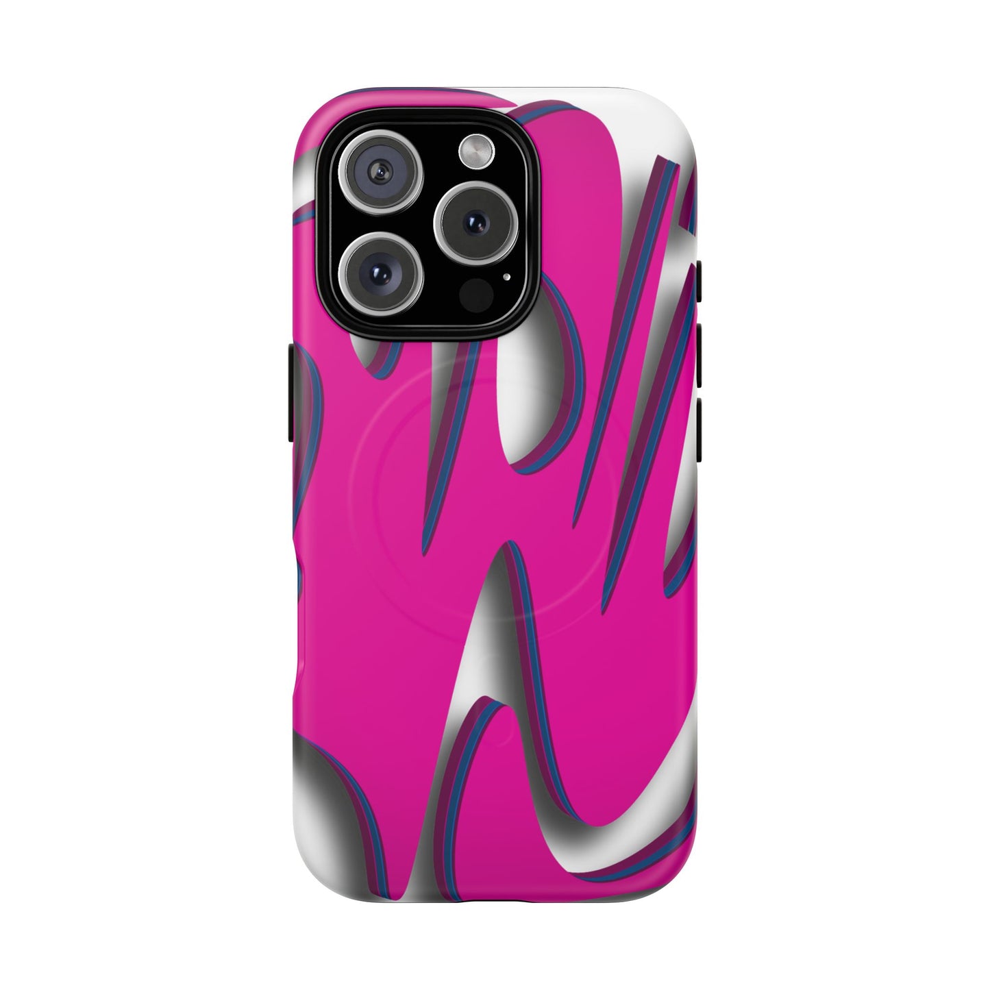 Bold Tough Magnetic Phone Case | Vibrant Pink Design