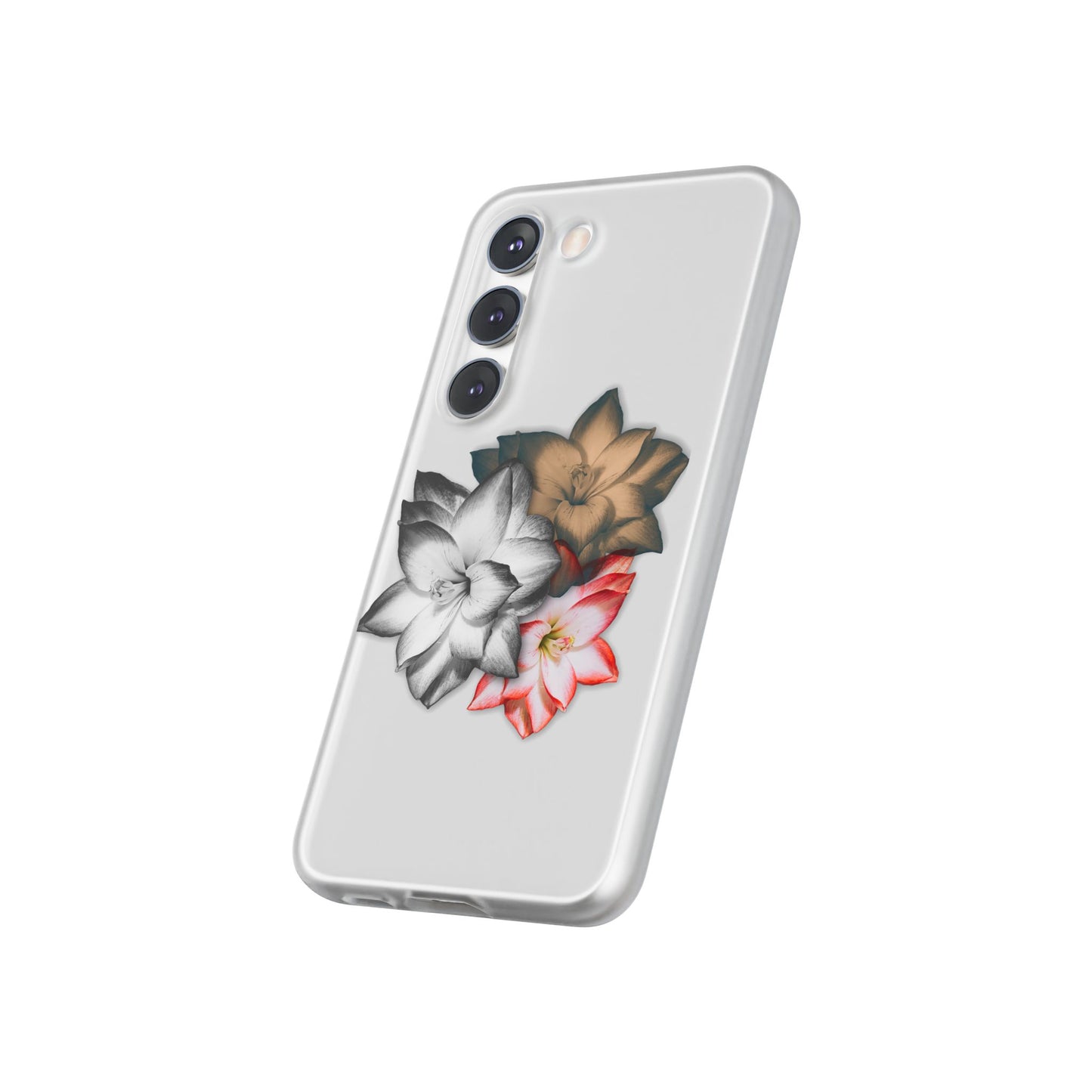 Elegant Floral Flexi Case - Stylish Phone Protection with Petal Design