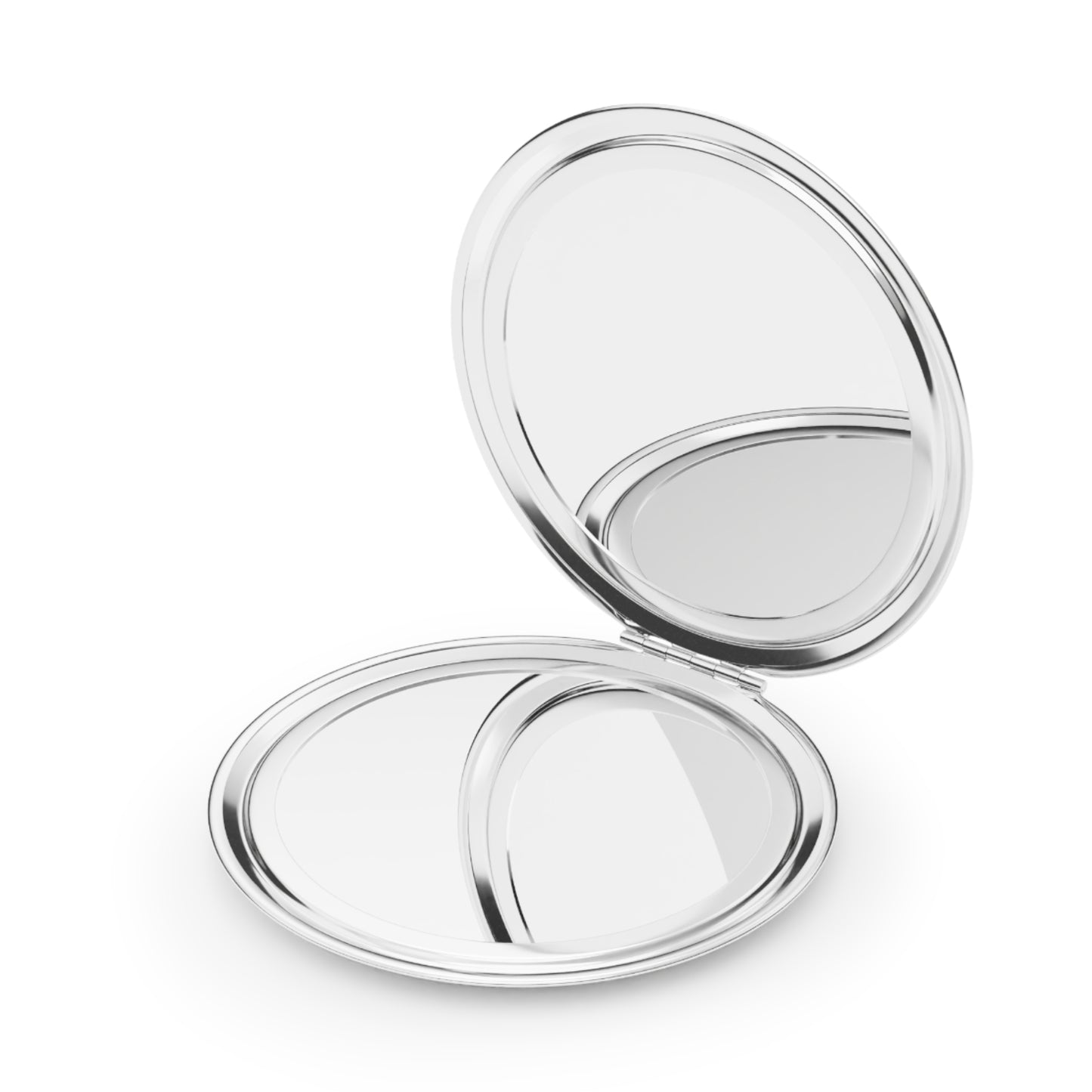 Stylish Compact Travel Mirror with Bold Design - Perfect for On-the-Go Beauty
