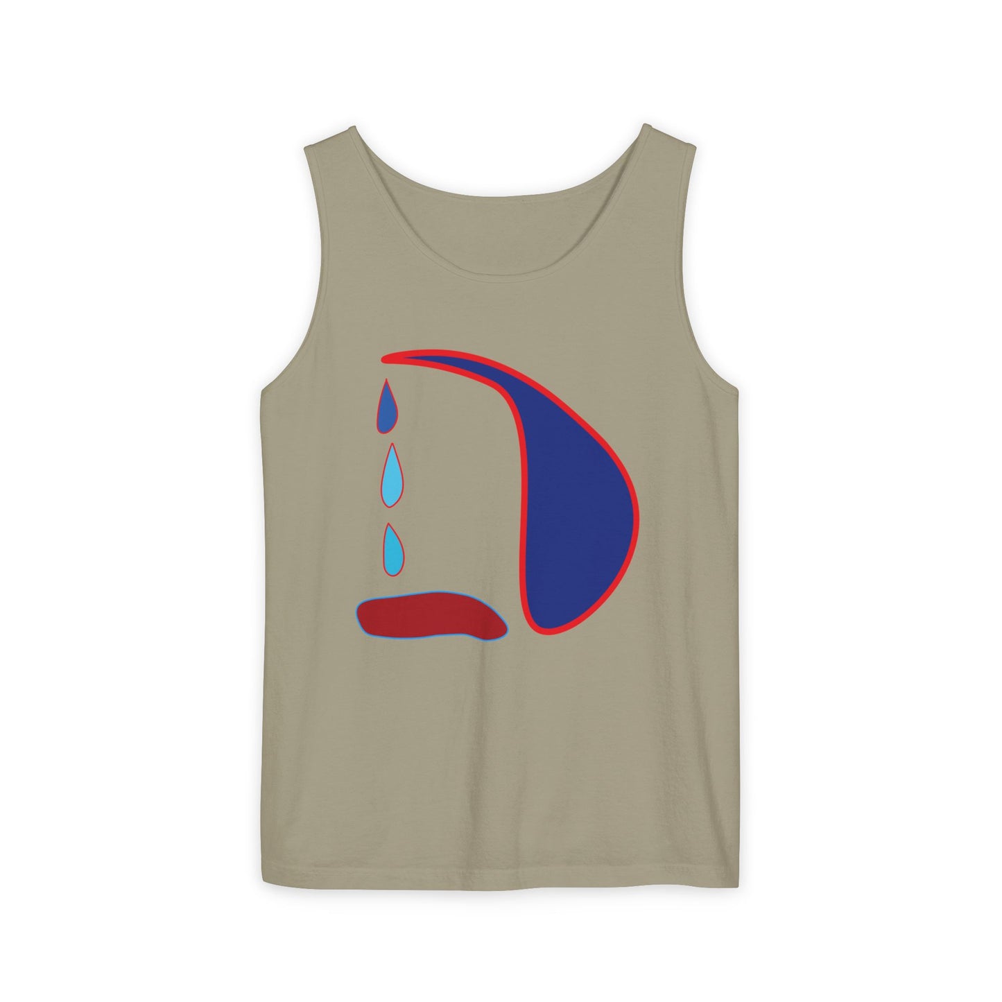 Emotional Art Unisex Garment-Dyed Tank Top | Summer Vibes & Casual Comfort