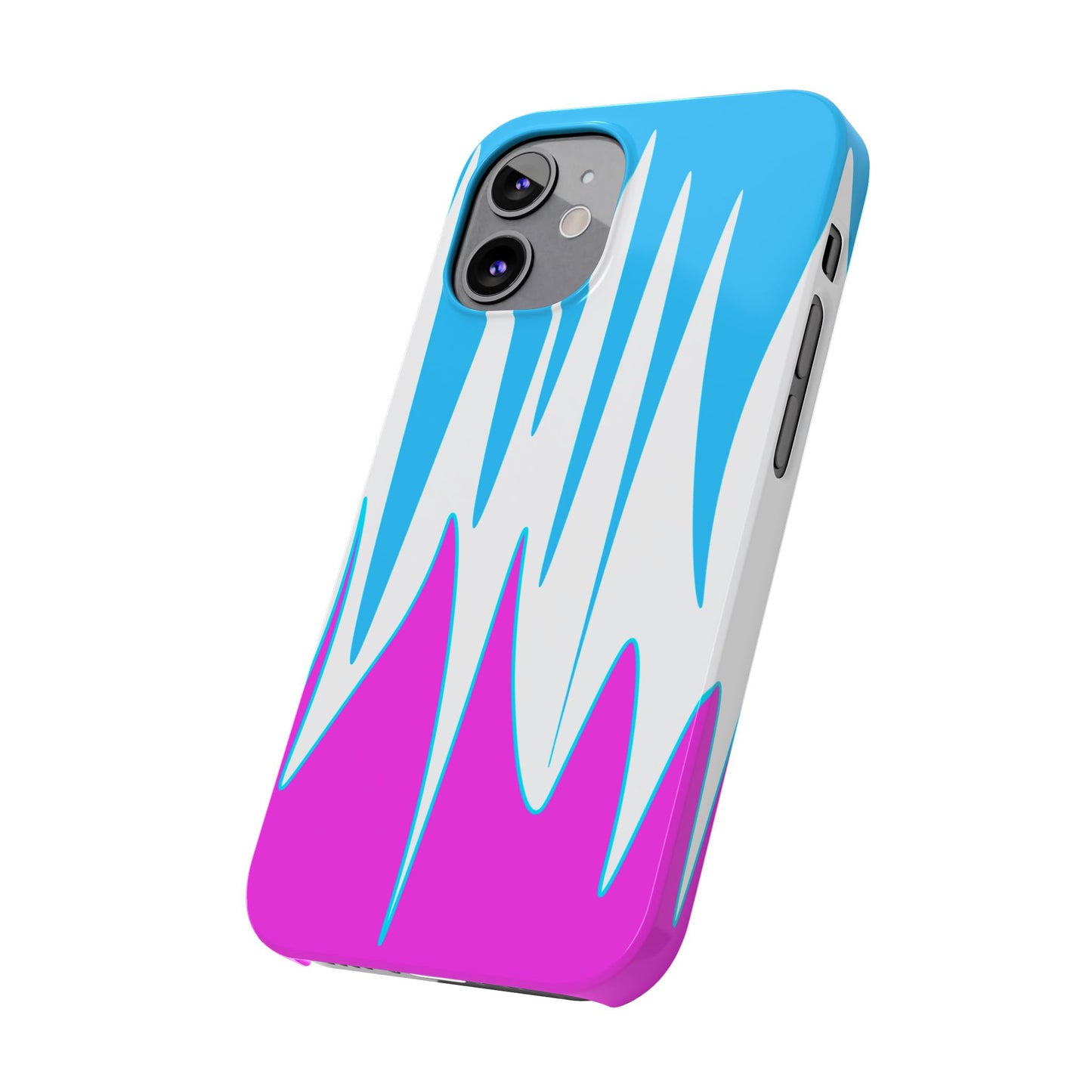 Vibrant Abstract Phone Case - Slim Fit, Phone Accessories, Custom Smartphone Case, Trendy iPhone Cover, Stylish Gift for Tech Lovers