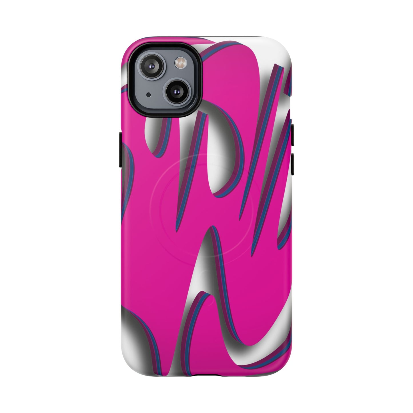Bold Tough Magnetic Phone Case | Vibrant Pink Design