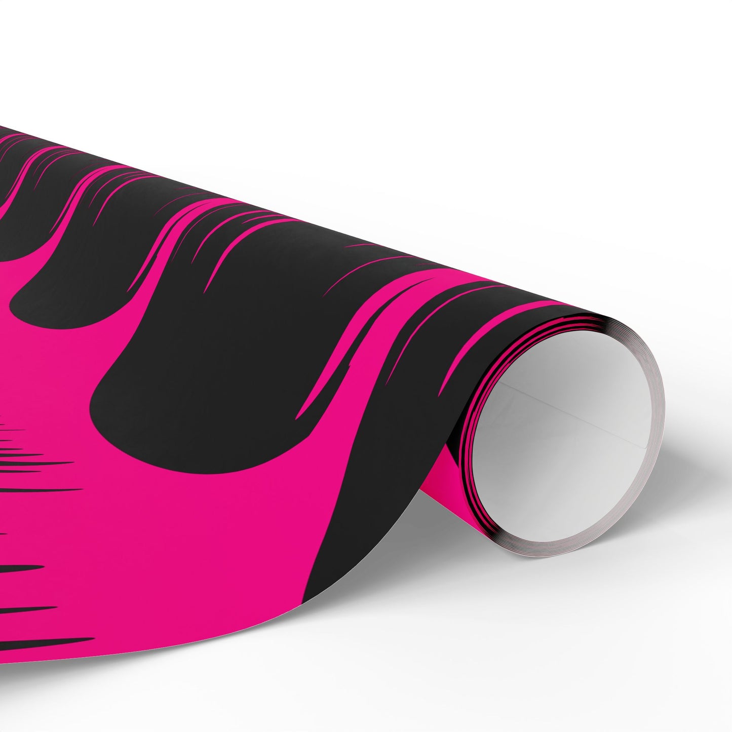 Vibrant Halloween Wrapping Paper, Artistic Gift Wrap, Unique Wrap for Parties, Purple and Black Design, Fun Holiday Decoration