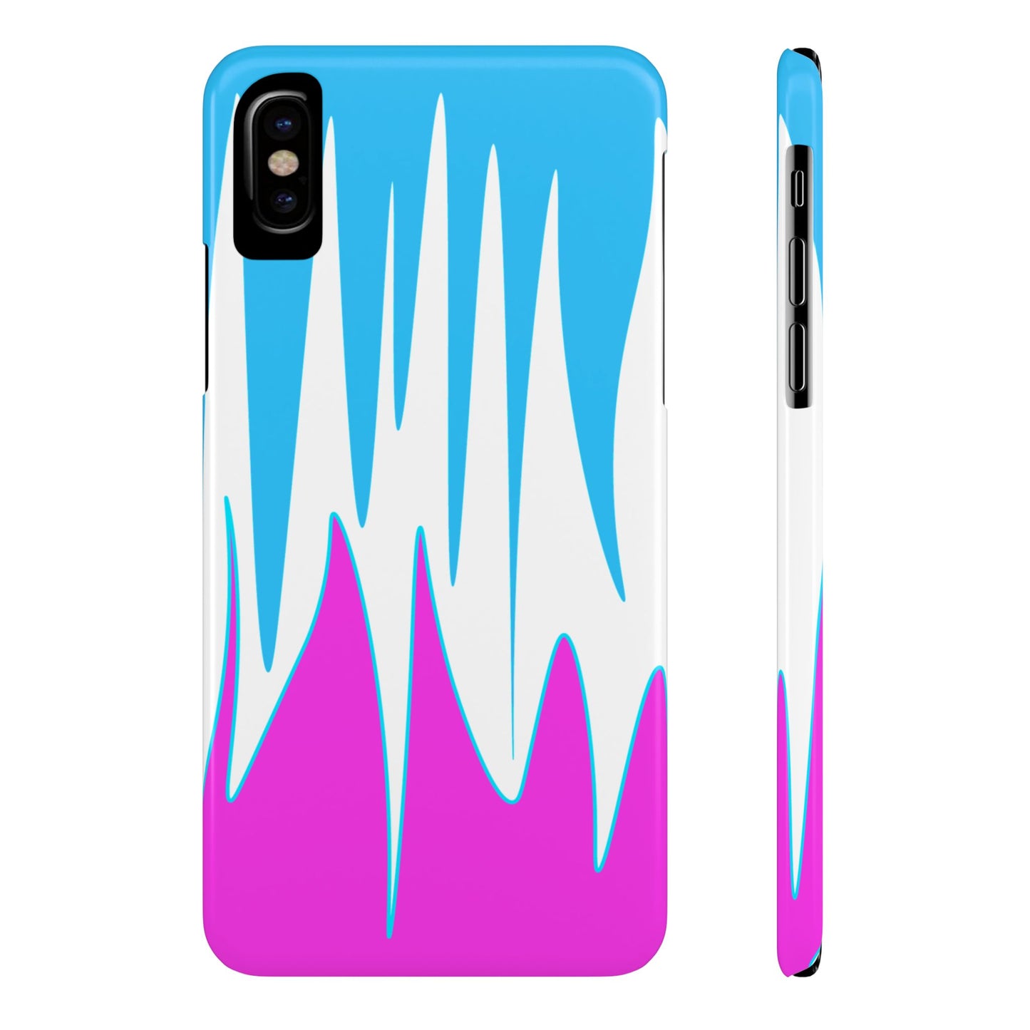 Vibrant Abstract Phone Case - Slim Fit, Phone Accessories, Custom Smartphone Case, Trendy iPhone Cover, Stylish Gift for Tech Lovers
