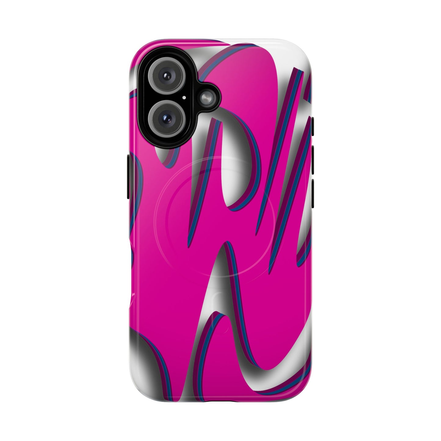 Bold Tough Magnetic Phone Case | Vibrant Pink Design