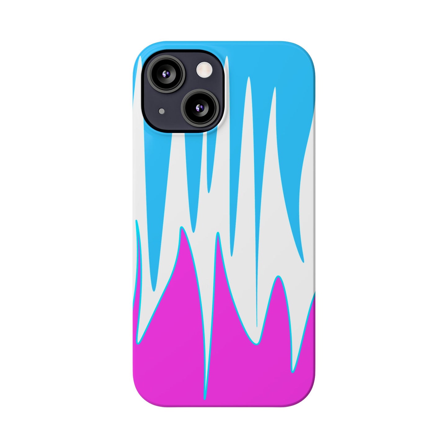 Vibrant Abstract Phone Case - Slim Fit, Phone Accessories, Custom Smartphone Case, Trendy iPhone Cover, Stylish Gift for Tech Lovers